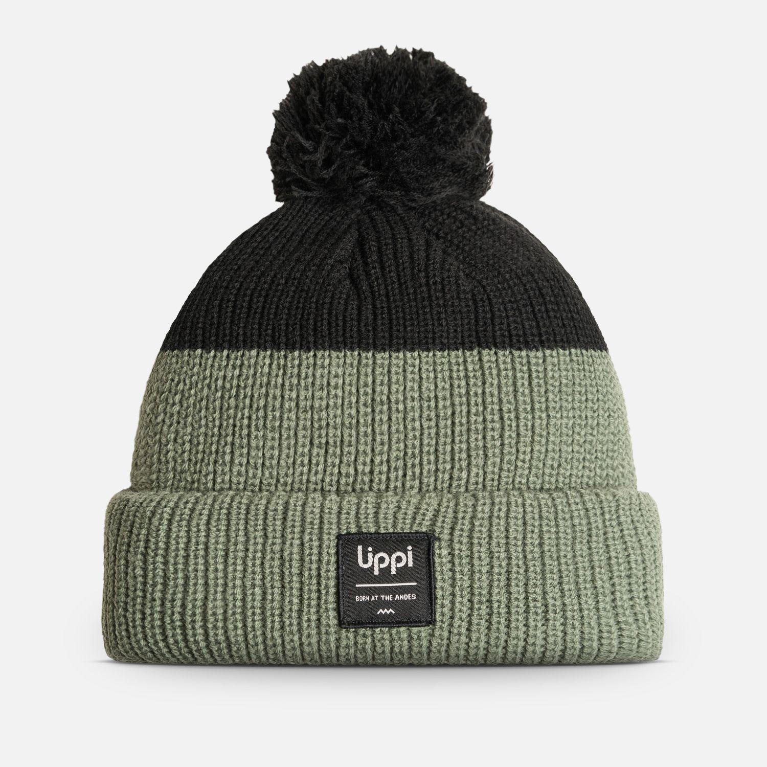 Gorro Unisex Fly Line Pom Blend-Pro Beanie Verde Lippi-0