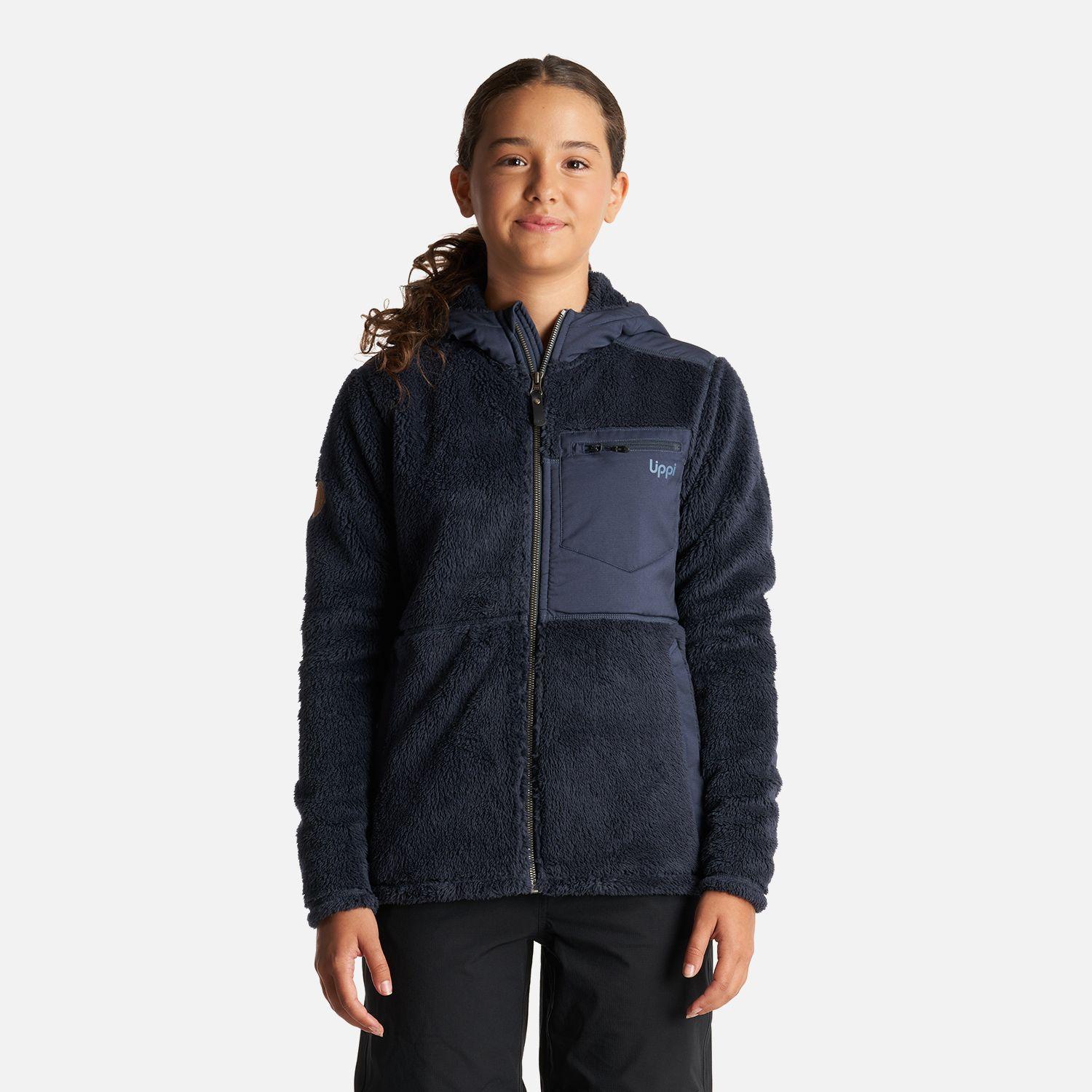 Chaqueta Teen Girl Bear Shaggy-Pro Hoody Jacket Azul Marino Lippi I23-1