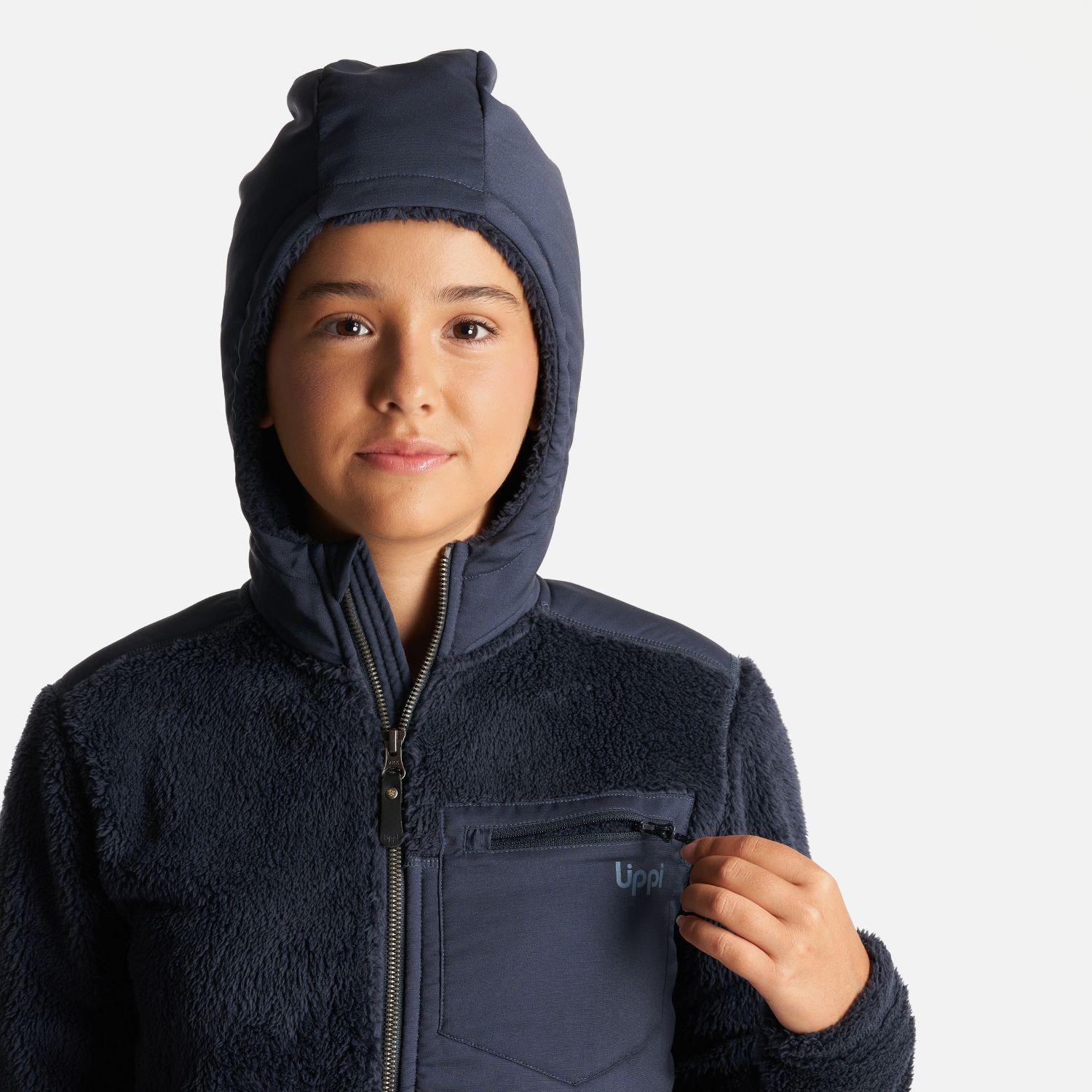 Chaqueta Teen Girl Bear Shaggy-Pro Hoody Jacket Azul Marino Lippi I23-4