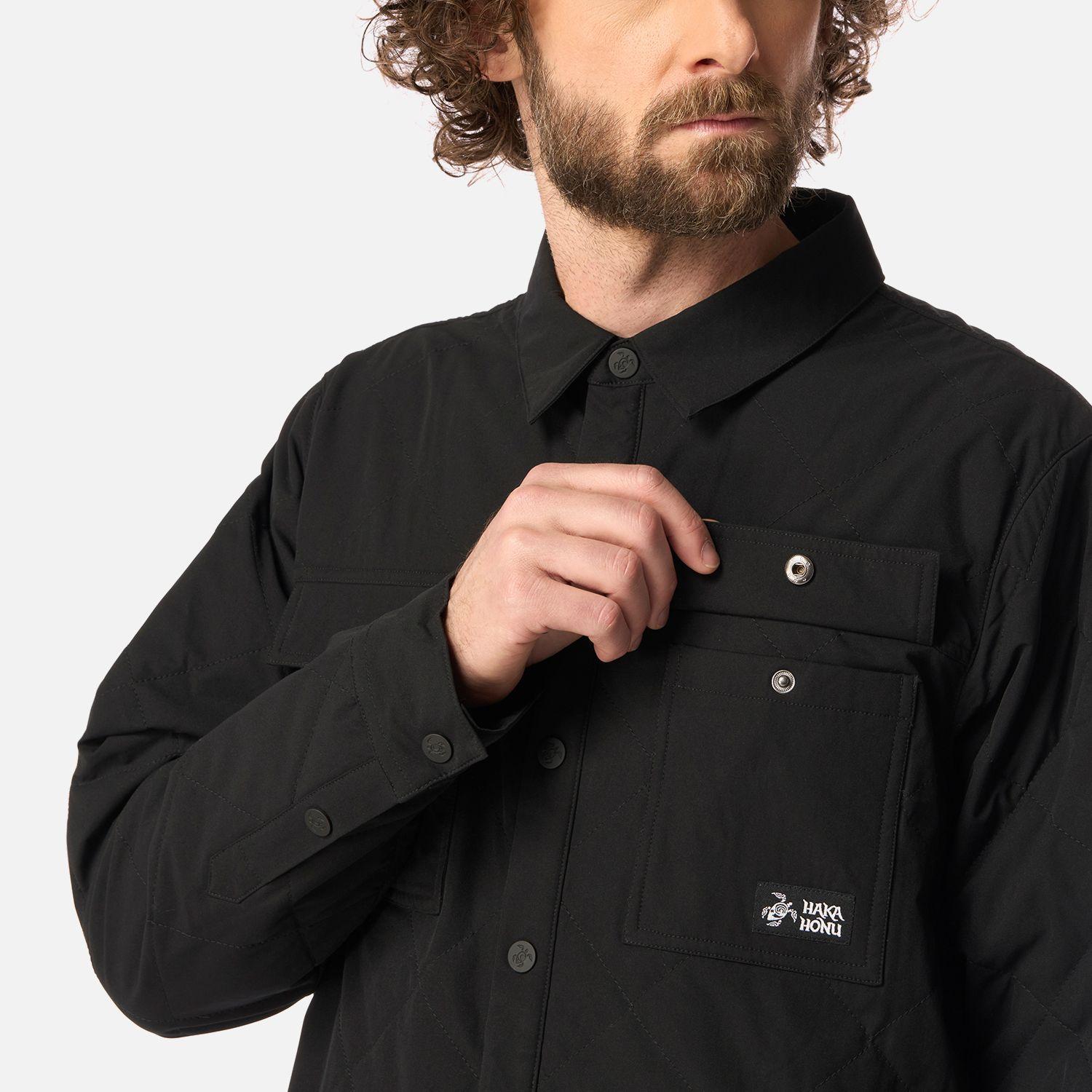 Camisa Hombre Fogata Negro Haka Honu I26-3