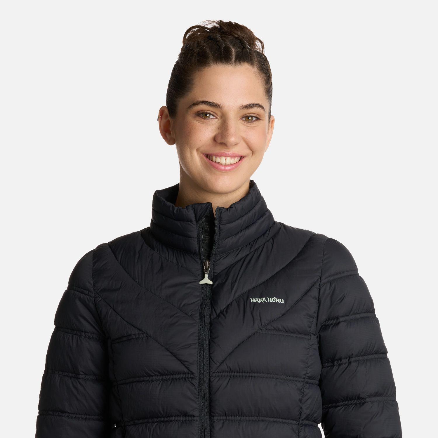 Chaqueta Mujer Ultraliviana Negro Haka Honu I25-3