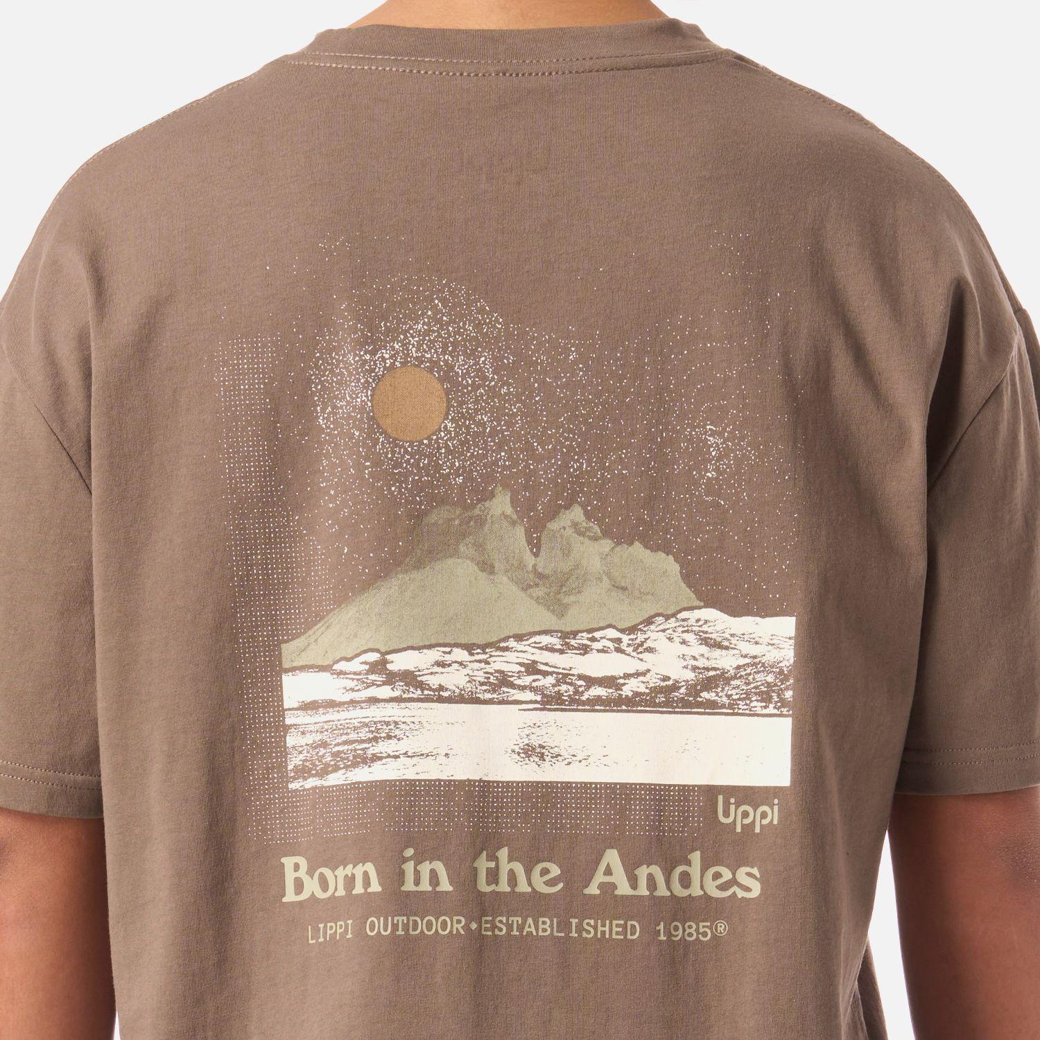 Polera Teen Boy Mountain Trip Oversize T-Shirt Café Lippi V26-4