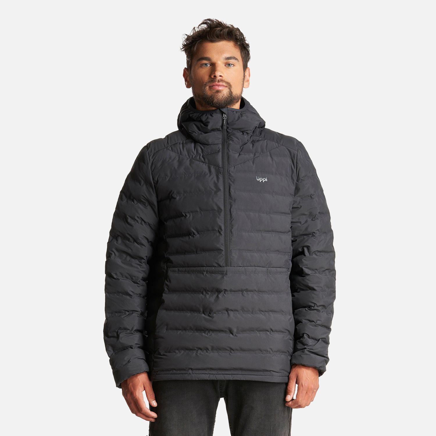 Chaqueta Hombre Snowmass Steam-Pro 1/4 Zip Jacket Negro Lippi-1