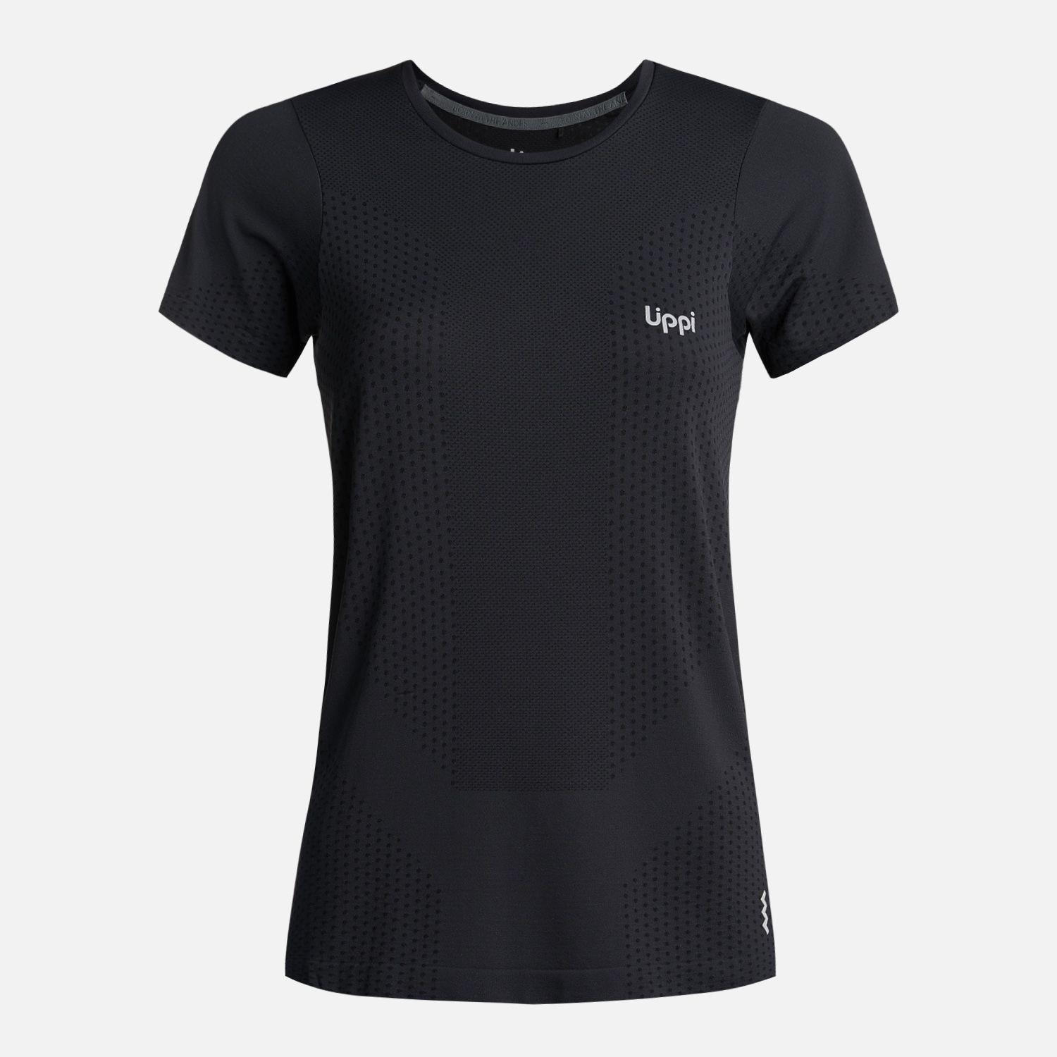 Polera Mujer 4 Run Seamless Trail Short Sleeve Negro Lippi-5