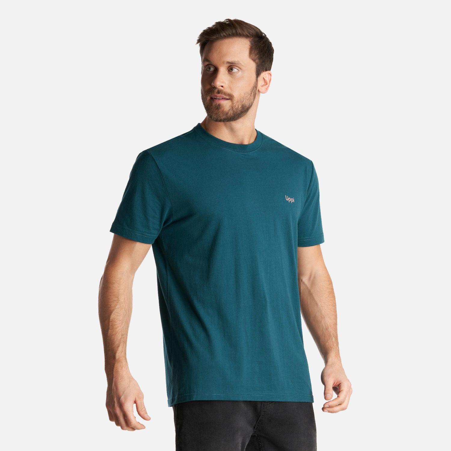 Polera Hombre Travel Fox T-Shirt Petroleo Lippi-2
