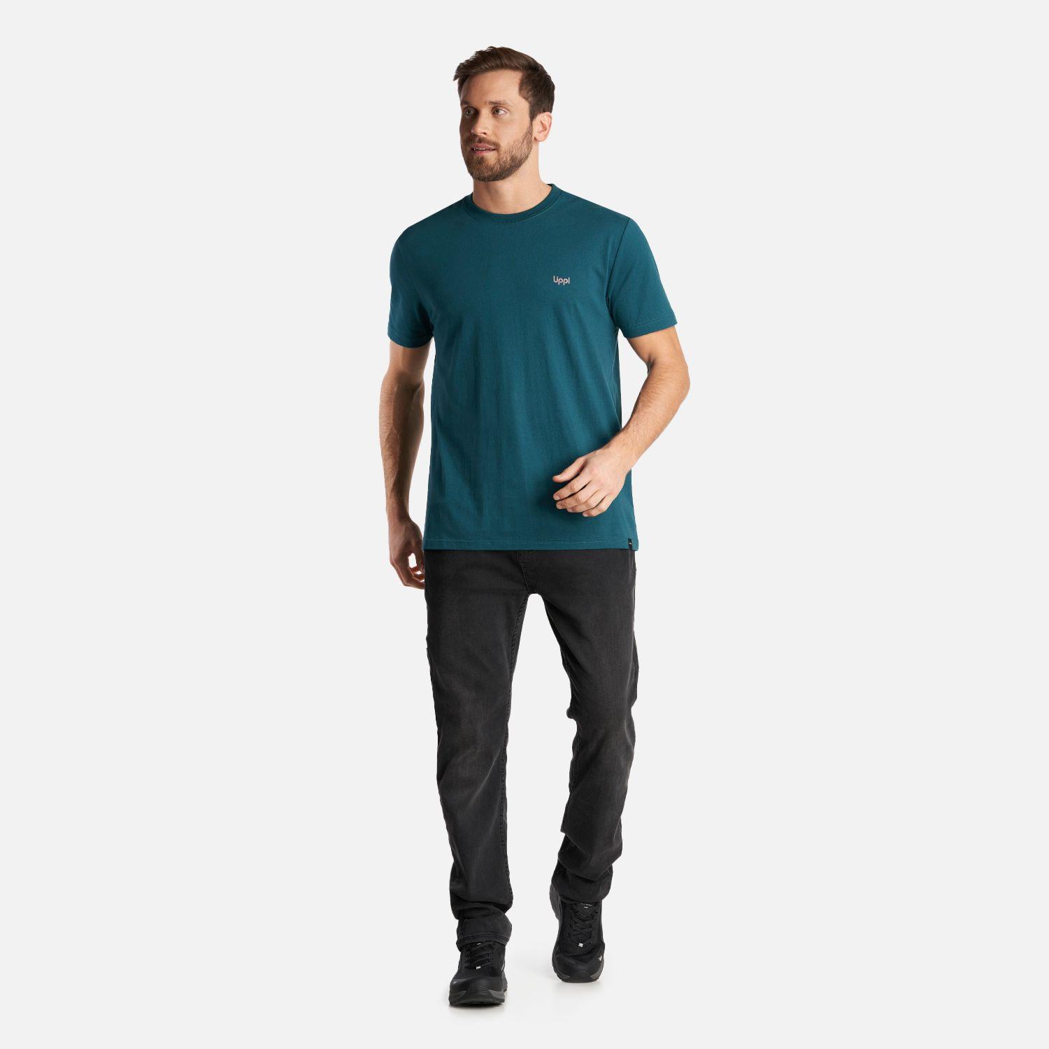 Polera Hombre Travel Fox T-Shirt Petroleo Lippi-5
