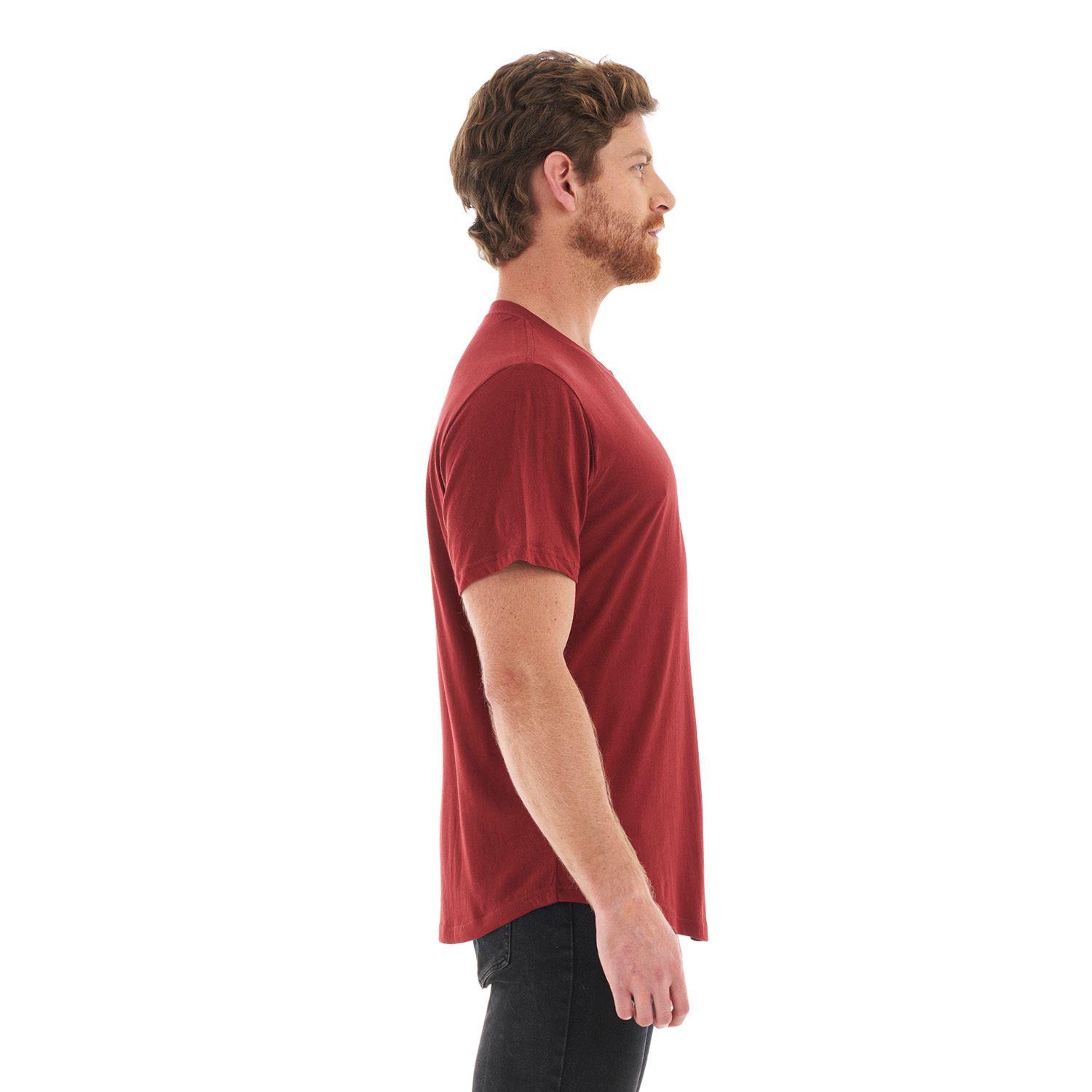 Polera Hombre Ulmo Cotton UV-Stop T-Shirt Rojo Lippi V22-3