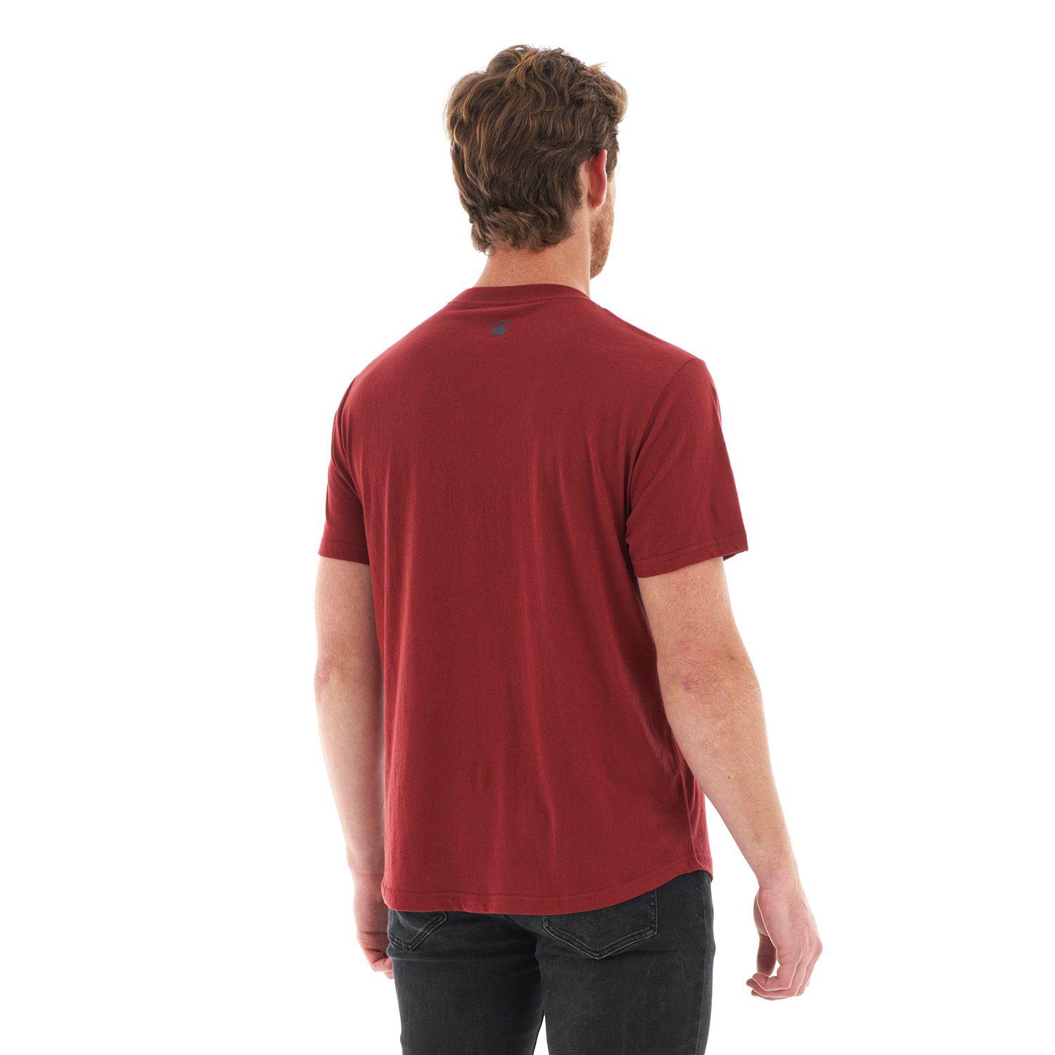 Polera Hombre Ulmo Cotton UV-Stop T-Shirt Rojo Lippi V22-4