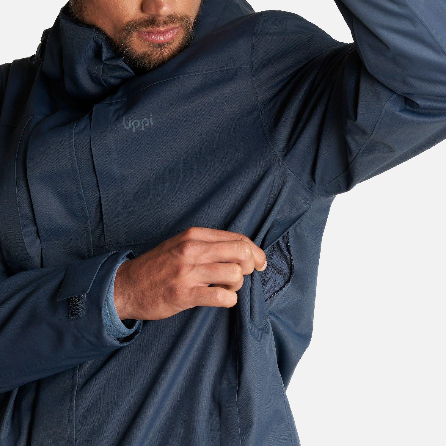 Chaqueta Hombre Tres Cruces Fusion-3 Hoody Jacket Azul Noche Lippi-8