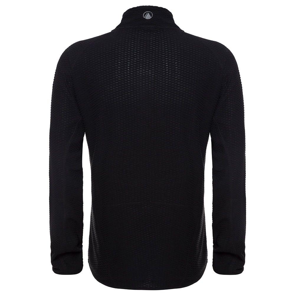 Poleron Hombre Jacaranda Nano-F 14 Zip Negro Lippi V18-1