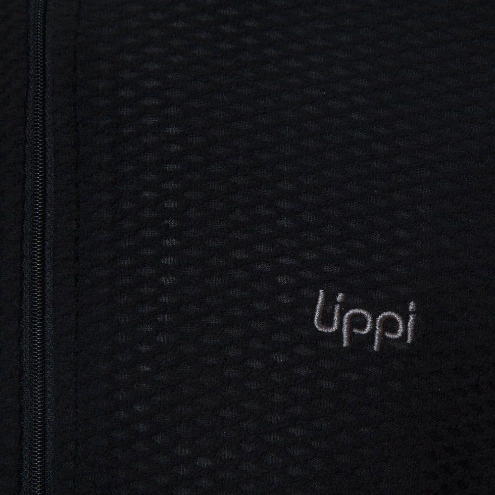 Poleron Hombre Jacaranda Nano-F 14 Zip Negro Lippi V18-4