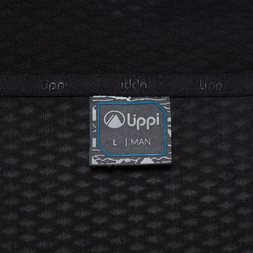 Poleron Hombre Jacaranda Nano-F 14 Zip Negro Lippi V18-5