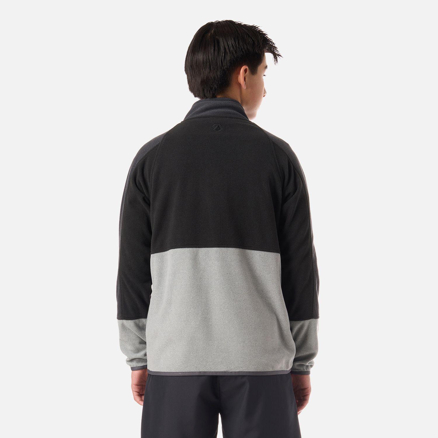 Polar Teen Boy Fireplace Full Zip Sweatshirt Negro Lippi V26-2