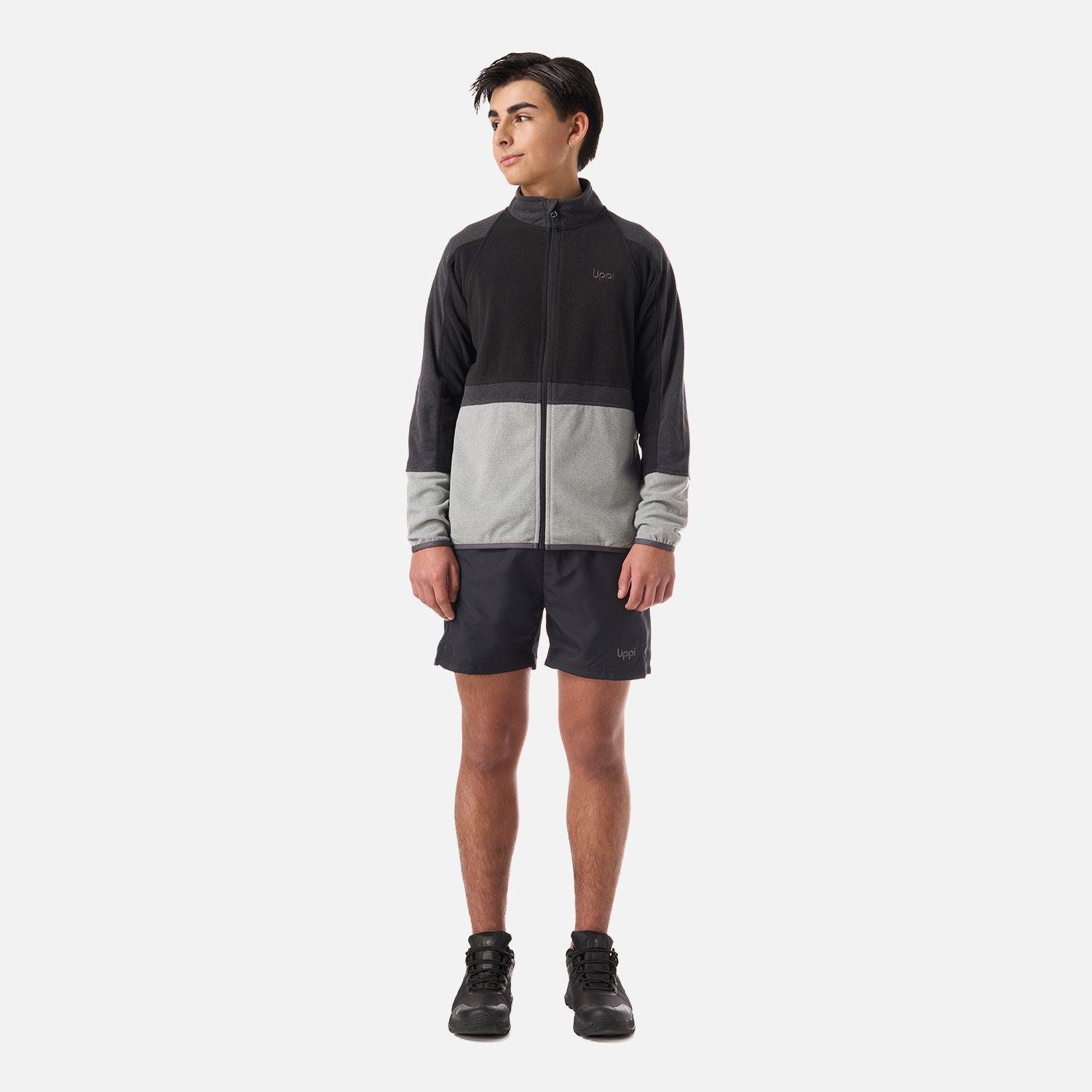 Polar Teen Boy Fireplace Full Zip Sweatshirt Negro Lippi V26-5
