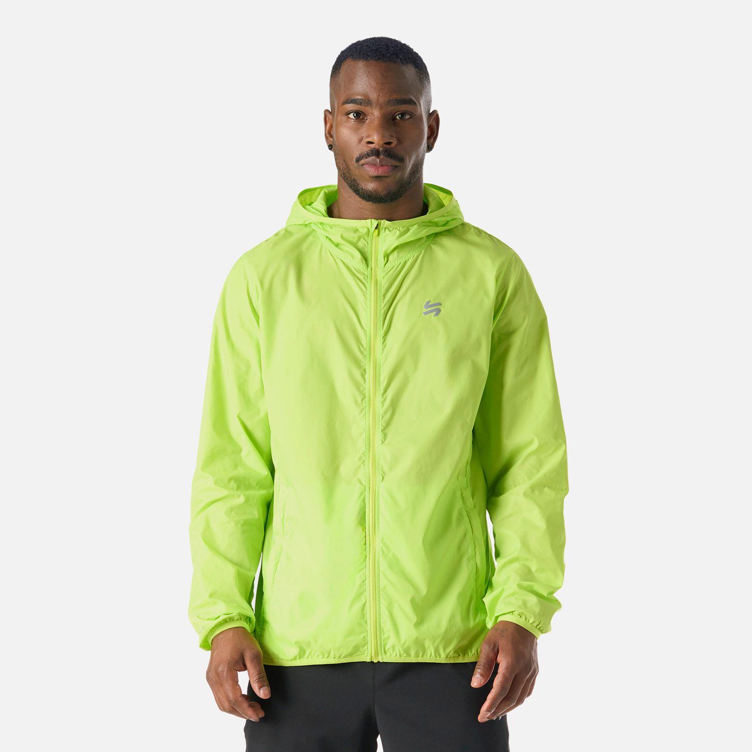 Chaqueta Hombre Built To Move Windbreaker Jacket Verde Lima Vulcano-0
