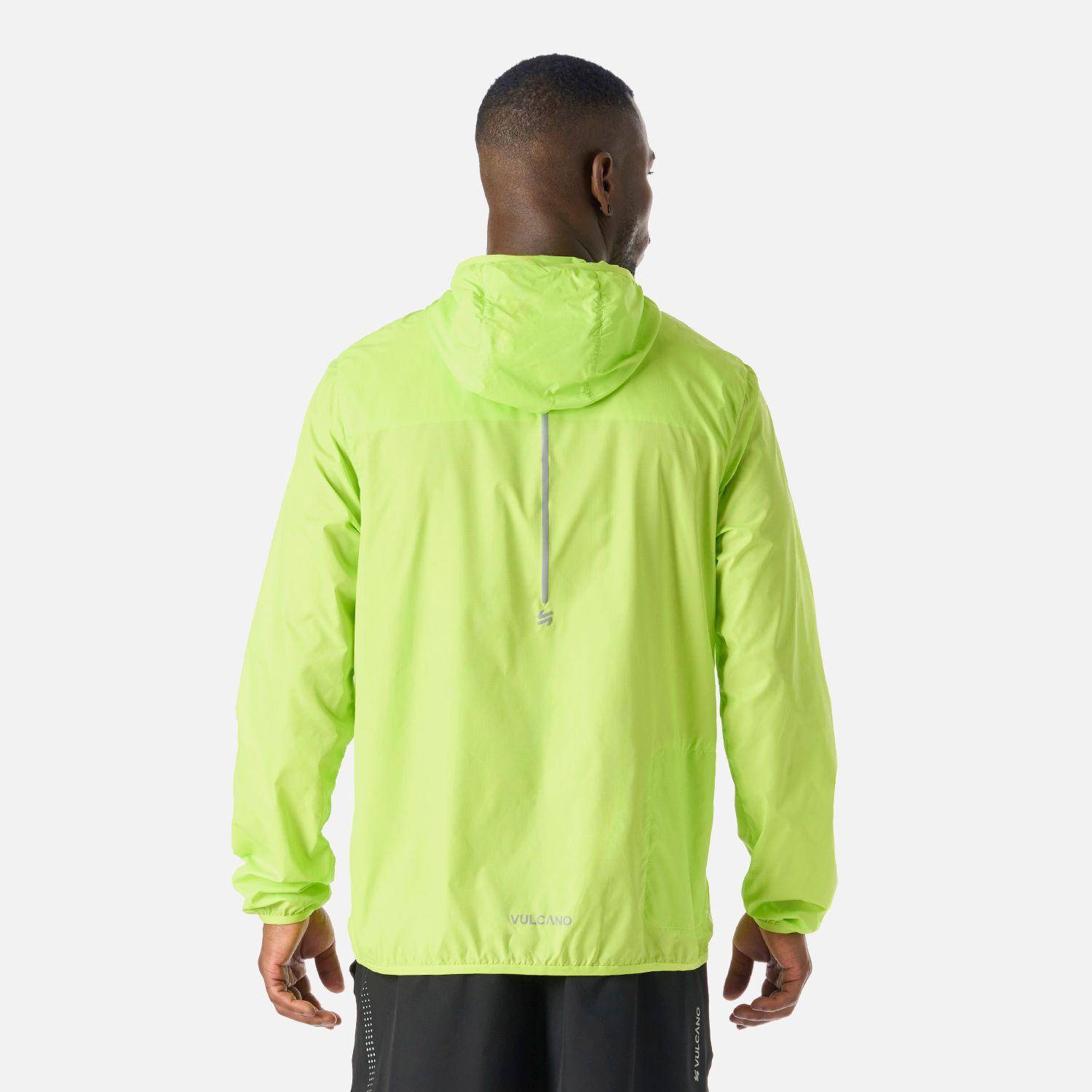 Chaqueta Hombre Built To Move Windbreaker Jacket Verde Lima Vulcano-3