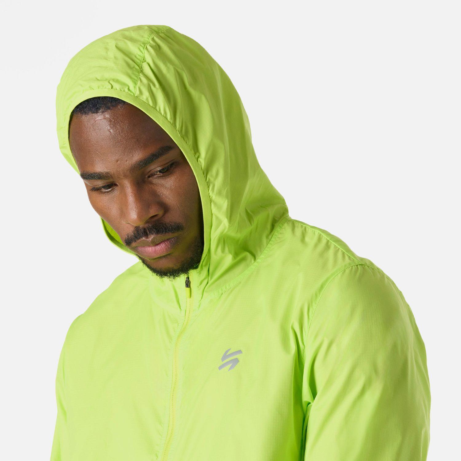 Chaqueta Hombre Built To Move Windbreaker Jacket Verde Lima Vulcano-4