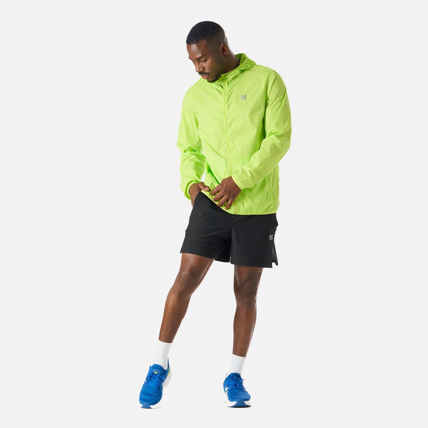 Chaqueta Hombre Built To Move Windbreaker Jacket Verde Lima Vulcano-8