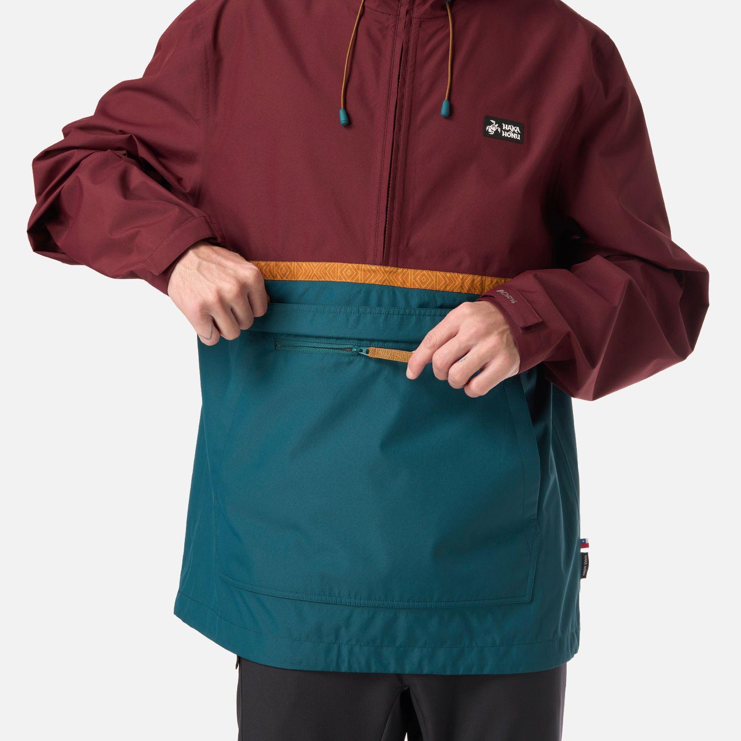 Chaqueta Hombre Viento Norte 14 Zip Burdeo Haka Honu V26-4