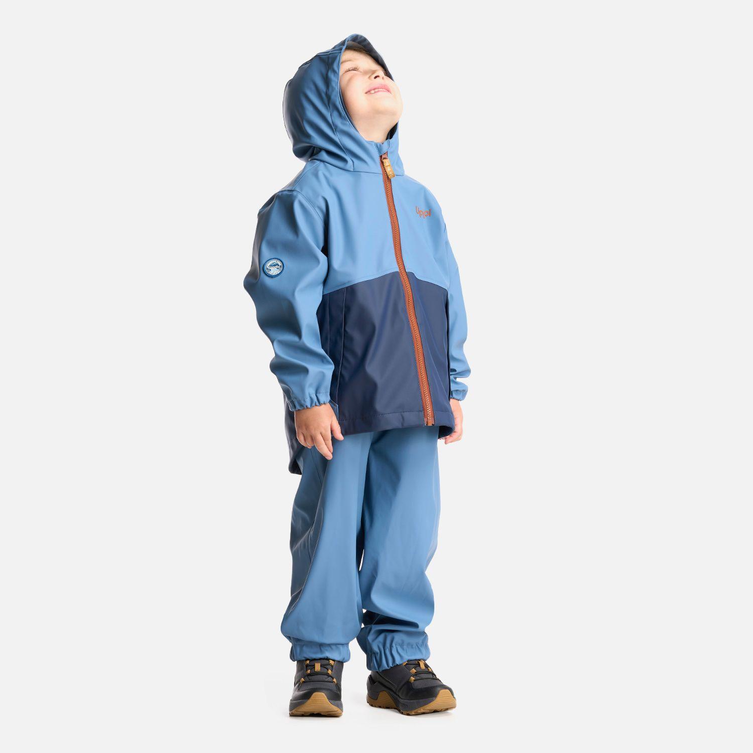 Chaqueta Niño Muddy B-Dry Hoody Jacket Azul Grisaceo Lippi-6