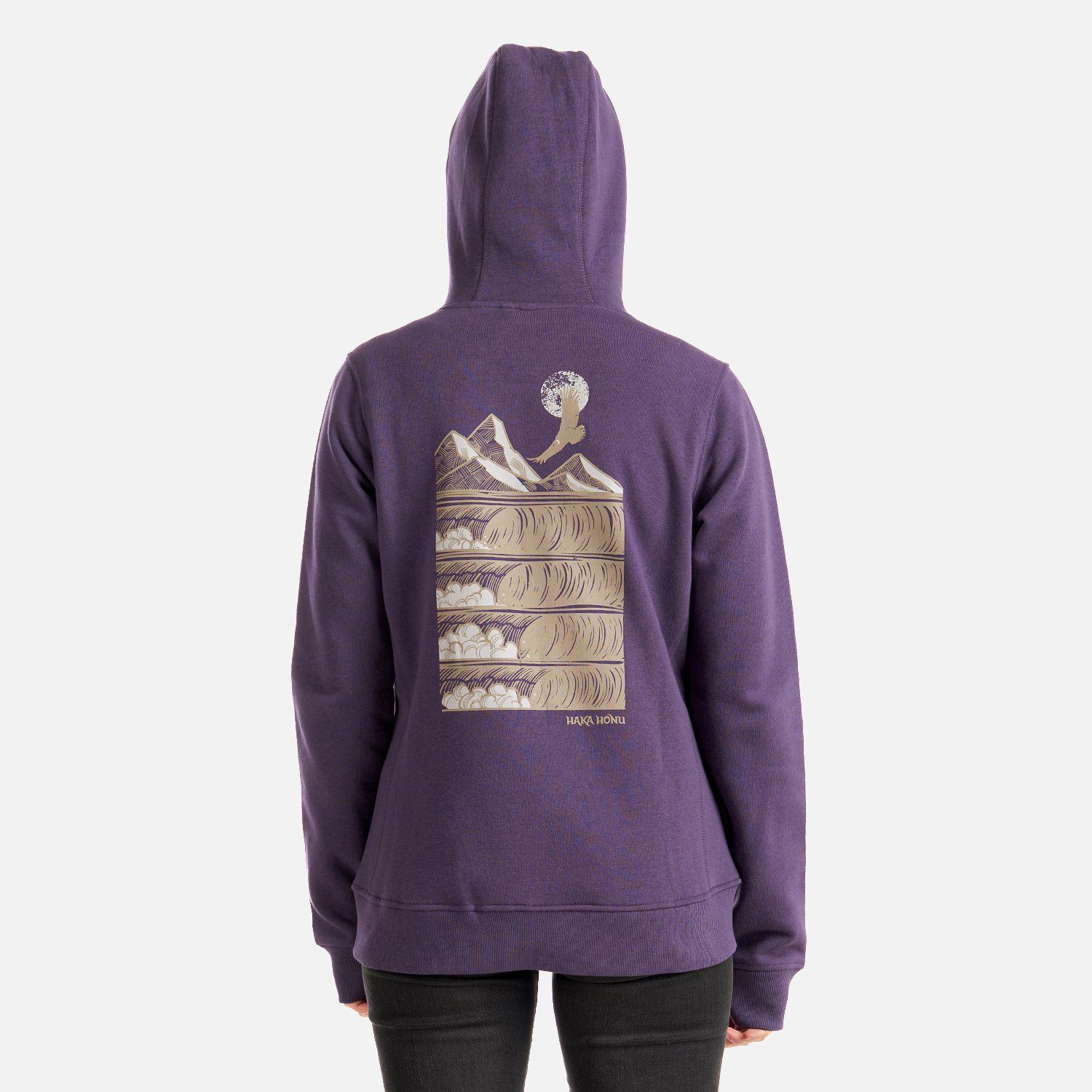 Poleron Mujer Ninja Violeta Haka Honu I22-4