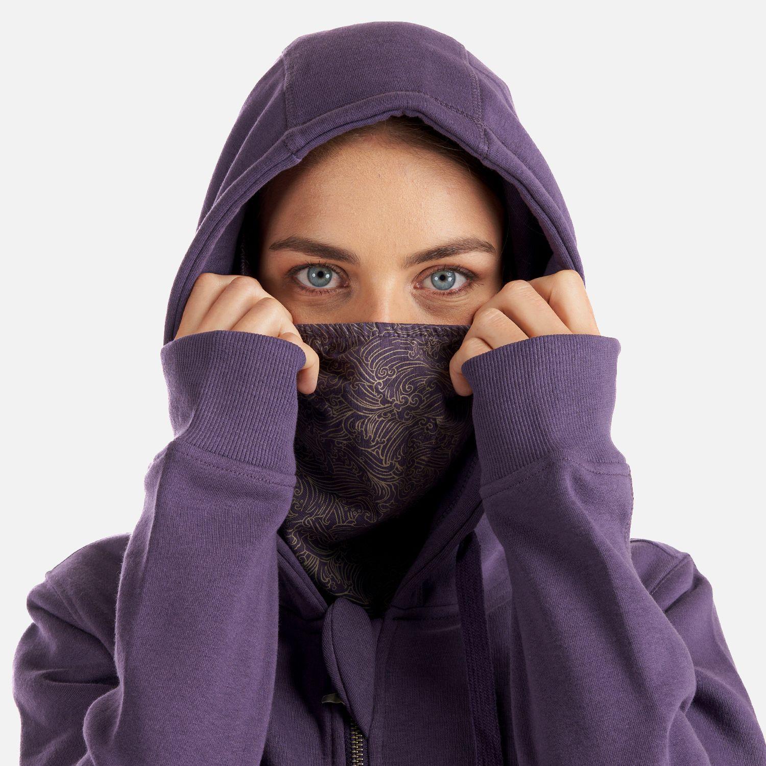 Poleron Mujer Ninja Violeta Haka Honu I22-5