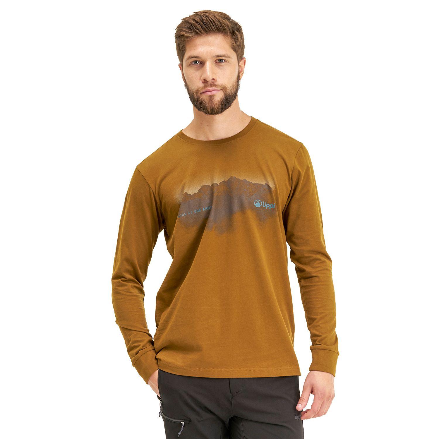 Polera Hombre Border Long Sleeve T-Shirt Turquesa Oscuro Lippi-1