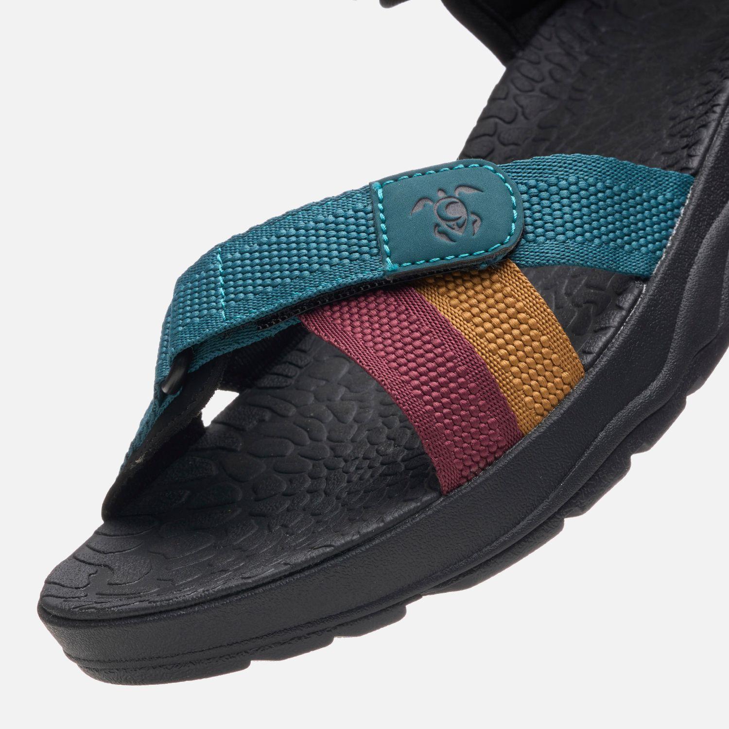 Sandalia Hombre Juan Segura Petroleo / Mostaza Haka Honu V26-5