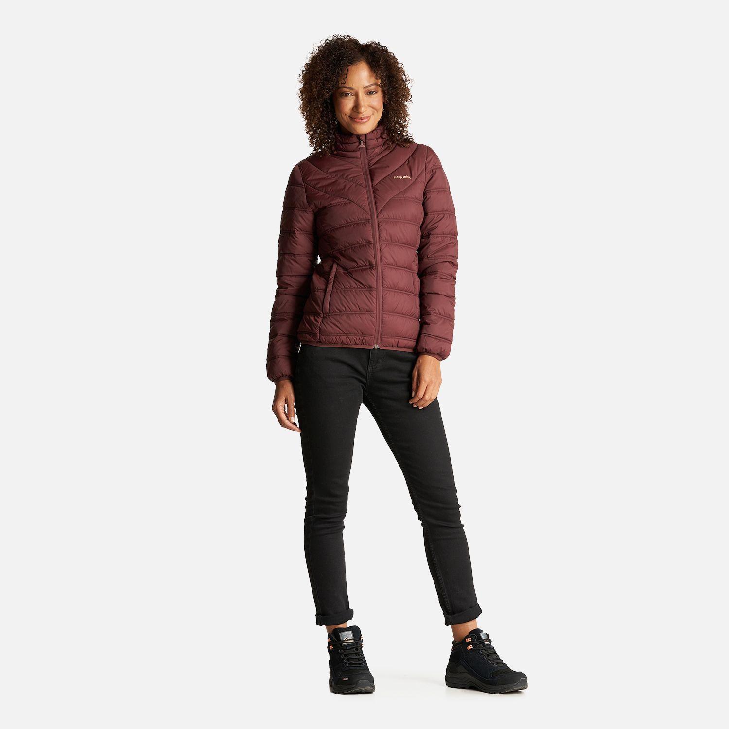 Chaqueta Mujer Ultraliviana Burdeo Haka Honu-5