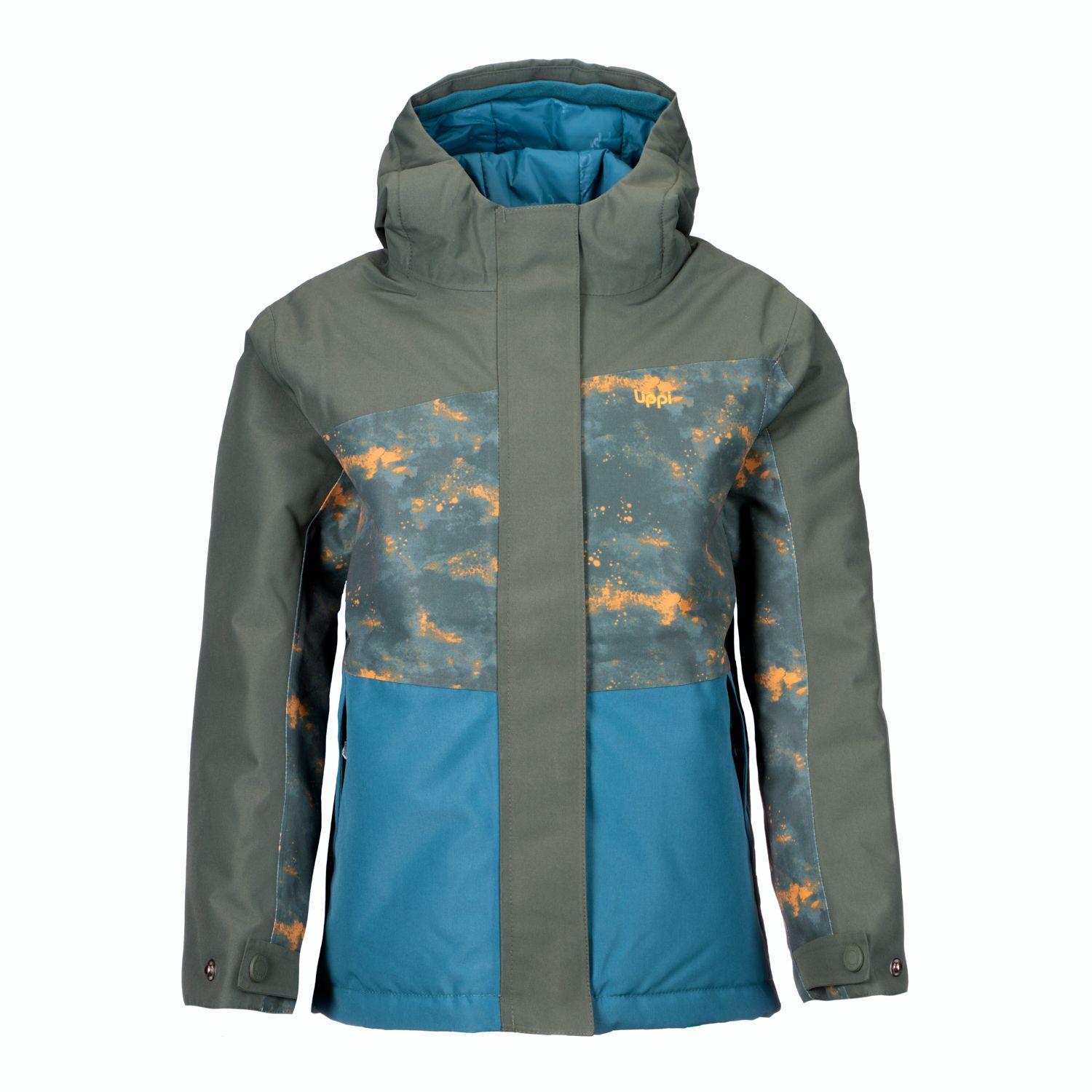 Chaqueta Niño Andes Snow B-Dry Hoody Jacket Verde Oscuro / Print Verde Lippi-0