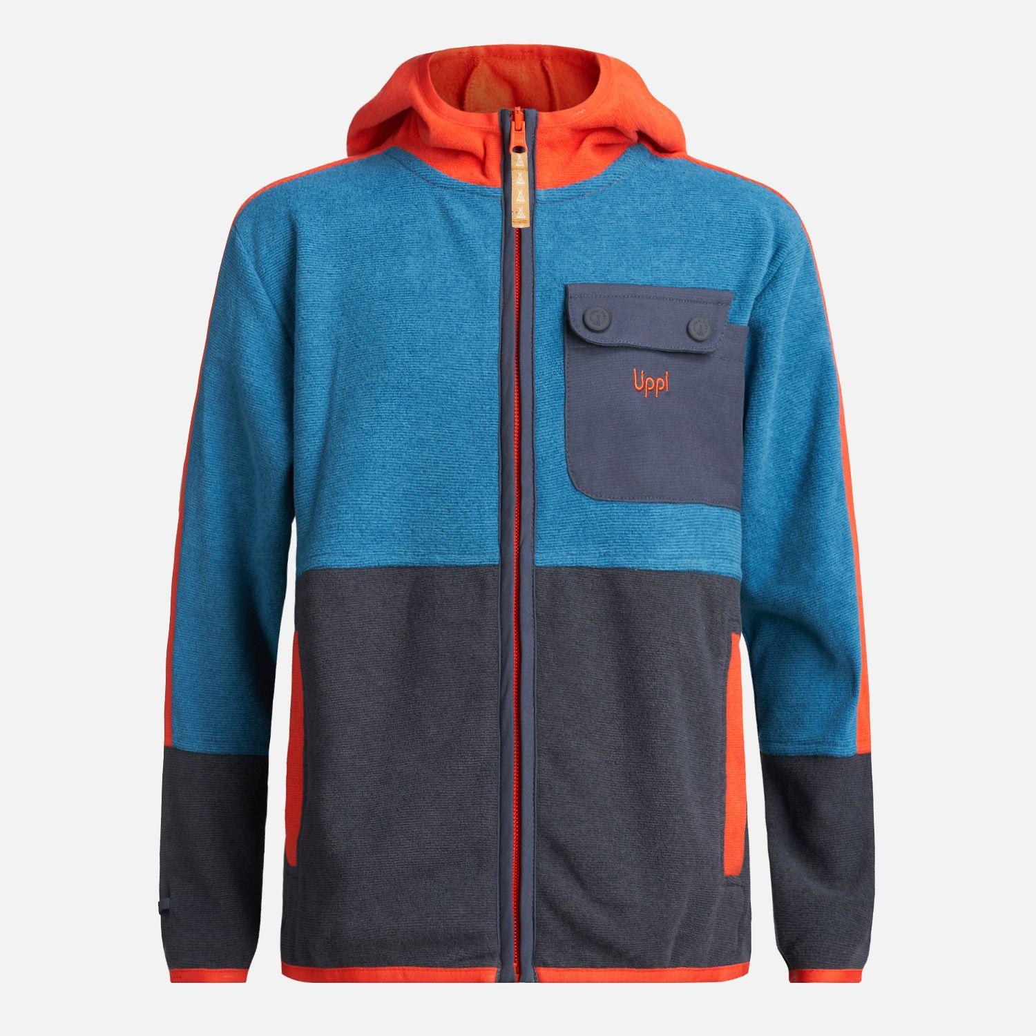 Poleron Niño FirePlace Hoody Sweatshirt Azul Lippi-0