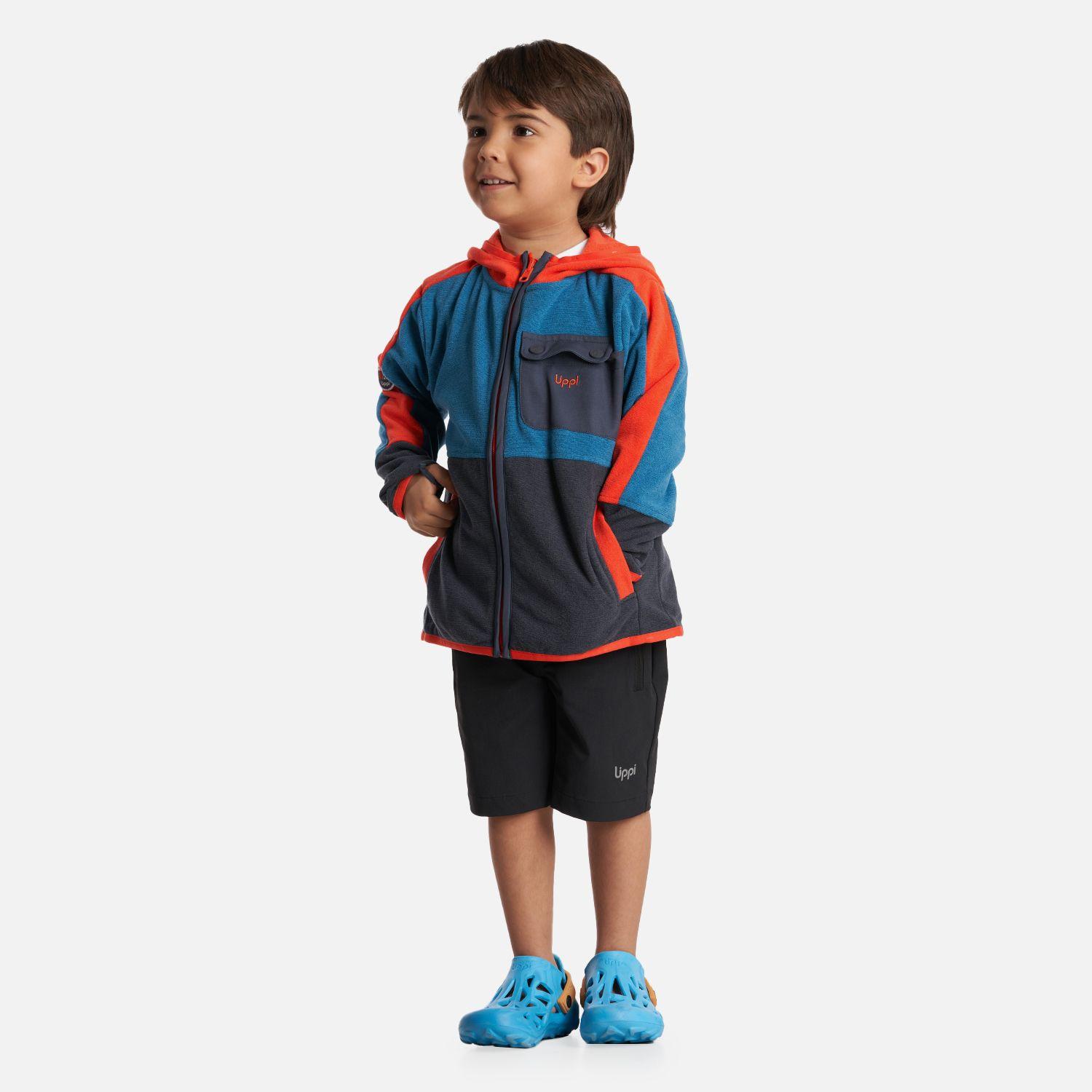 Poleron Niño FirePlace Hoody Sweatshirt Azul Lippi-5