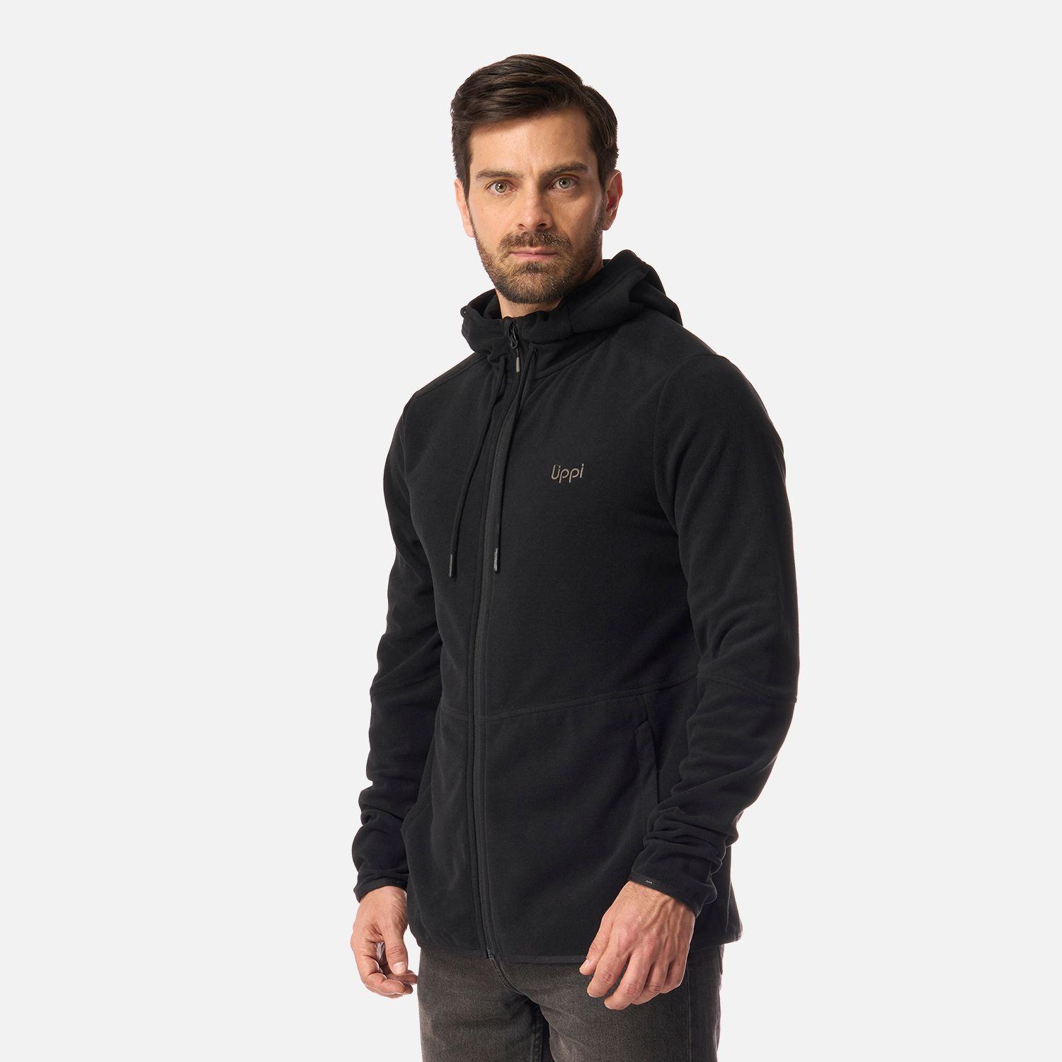 Polar Hombre Stripes Nano-F Full Zip Hoody Negro Lippi I26-1