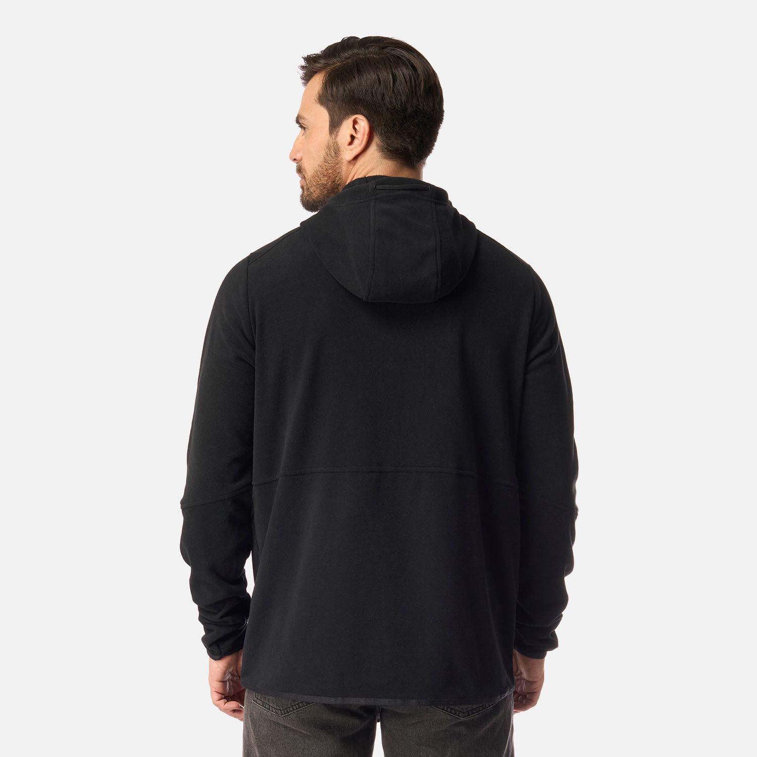Polar Hombre Stripes Nano-F Full Zip Hoody Negro Lippi I26-2
