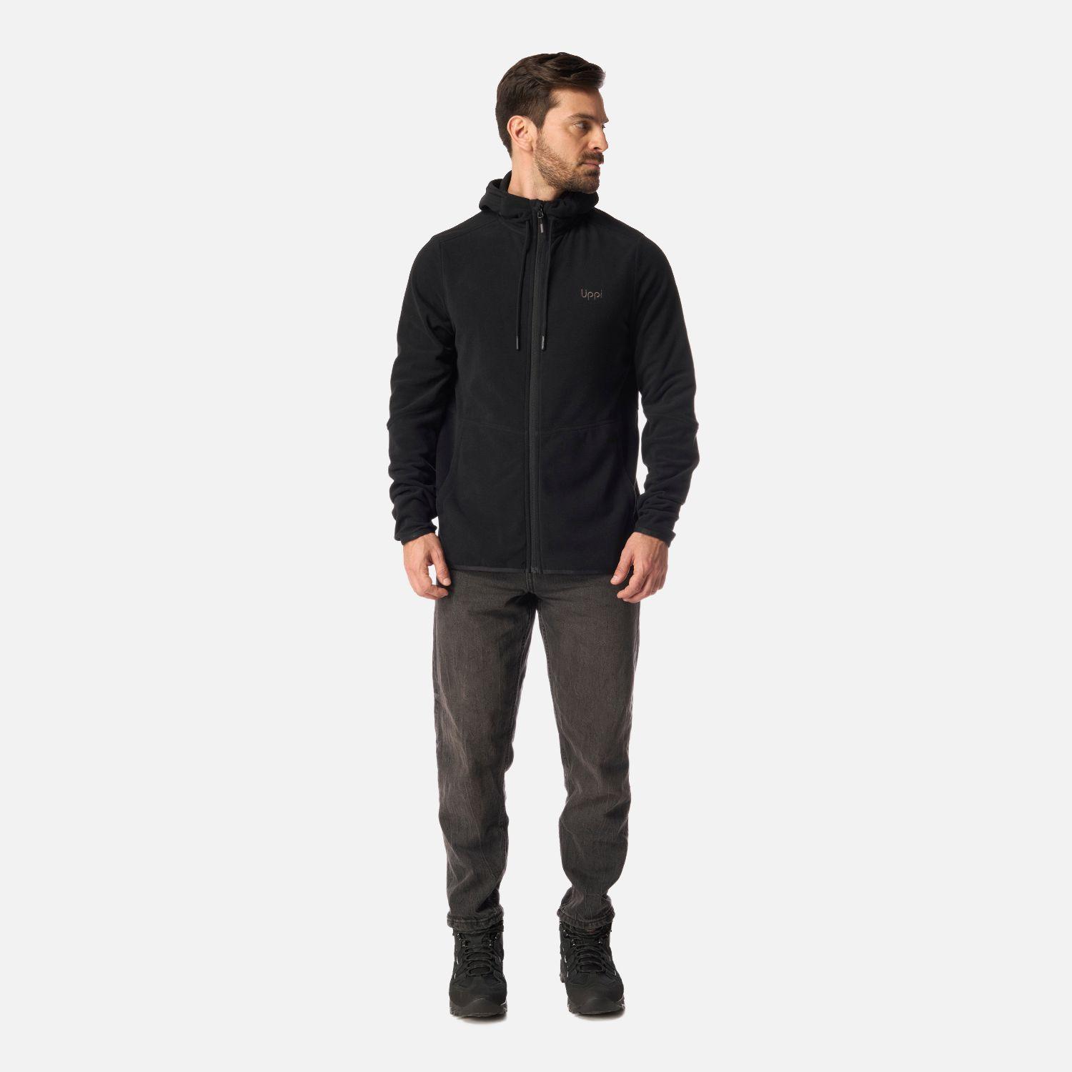 Polar Hombre Stripes Nano-F Full Zip Hoody Negro Lippi I26-5