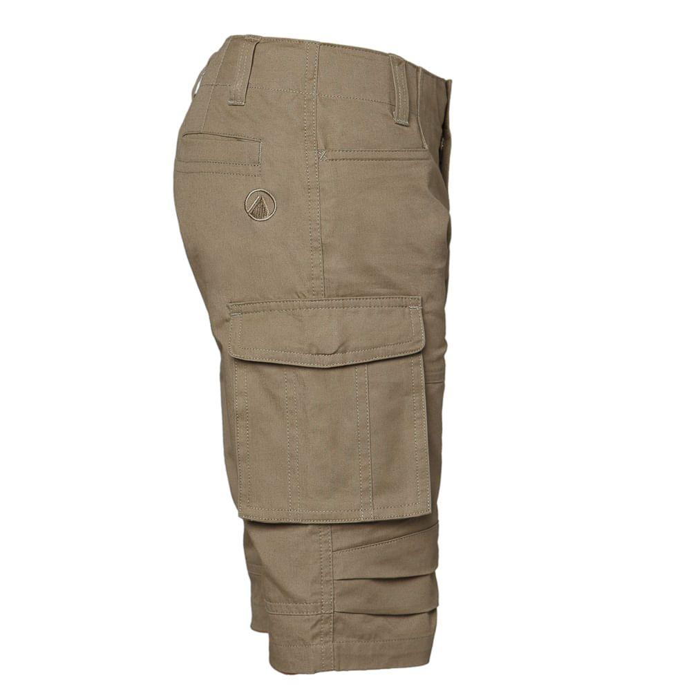 Short Niño Travel Time Shorts Verde Militar Lippi-1