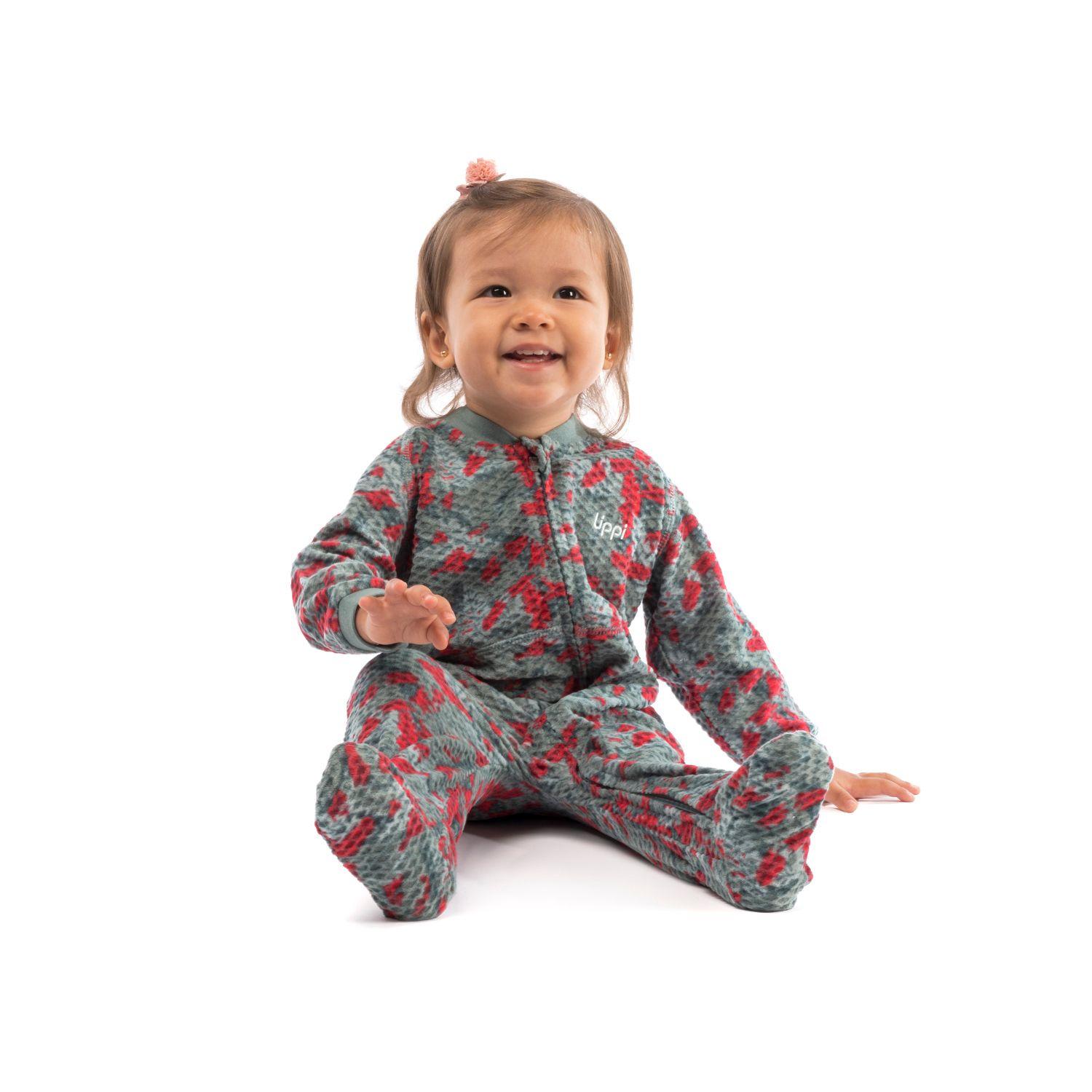 Enterito Unisex Saltamontes Nano-F Full Zip Onesie Print Jade Lippi-3
