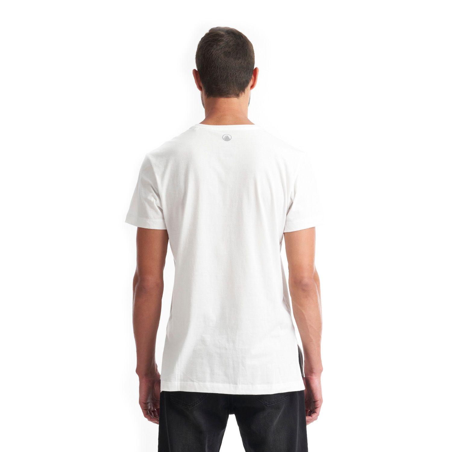 Polera Hombre Henley Organic T-Shirt Blanco Lippi-5