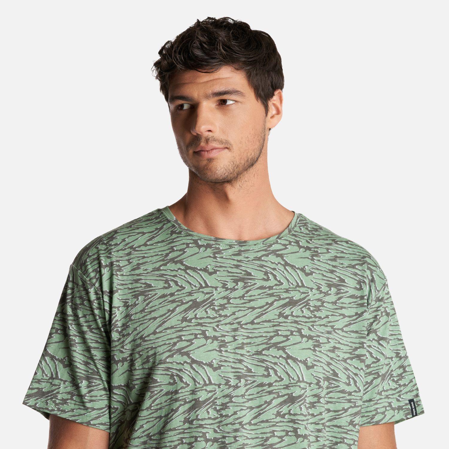Polera Hombre Frecuencia Verde Oliva Haka Honu-4