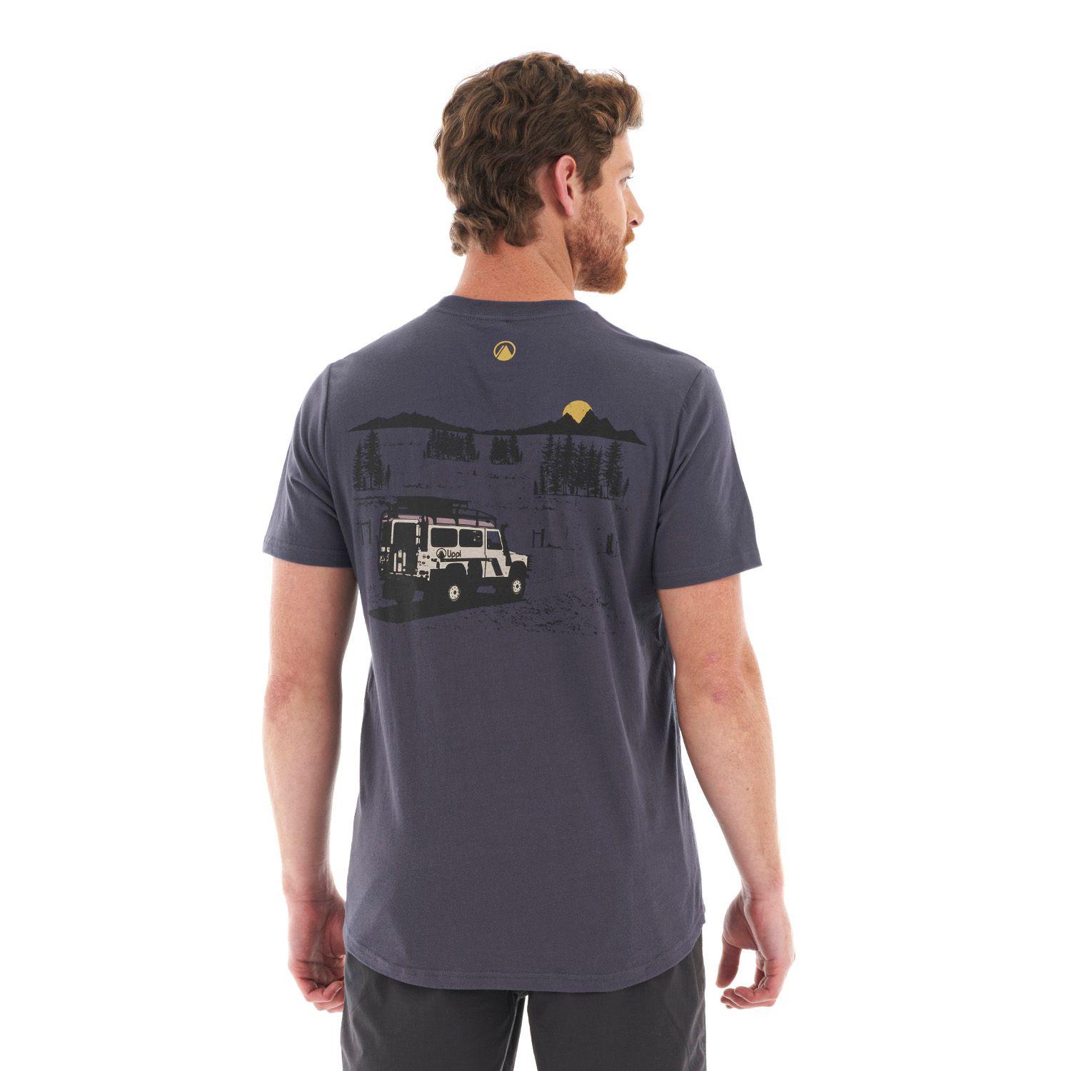 Polera Hombre Road Trip UV-Stop T-Shirt Azul Piedra Lippi-5