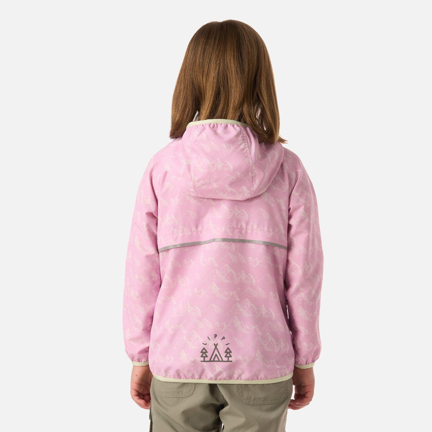 Chaqueta Niña Nightfall Windbreaker Hoody Jacket Print Rosa Lippi V26-2