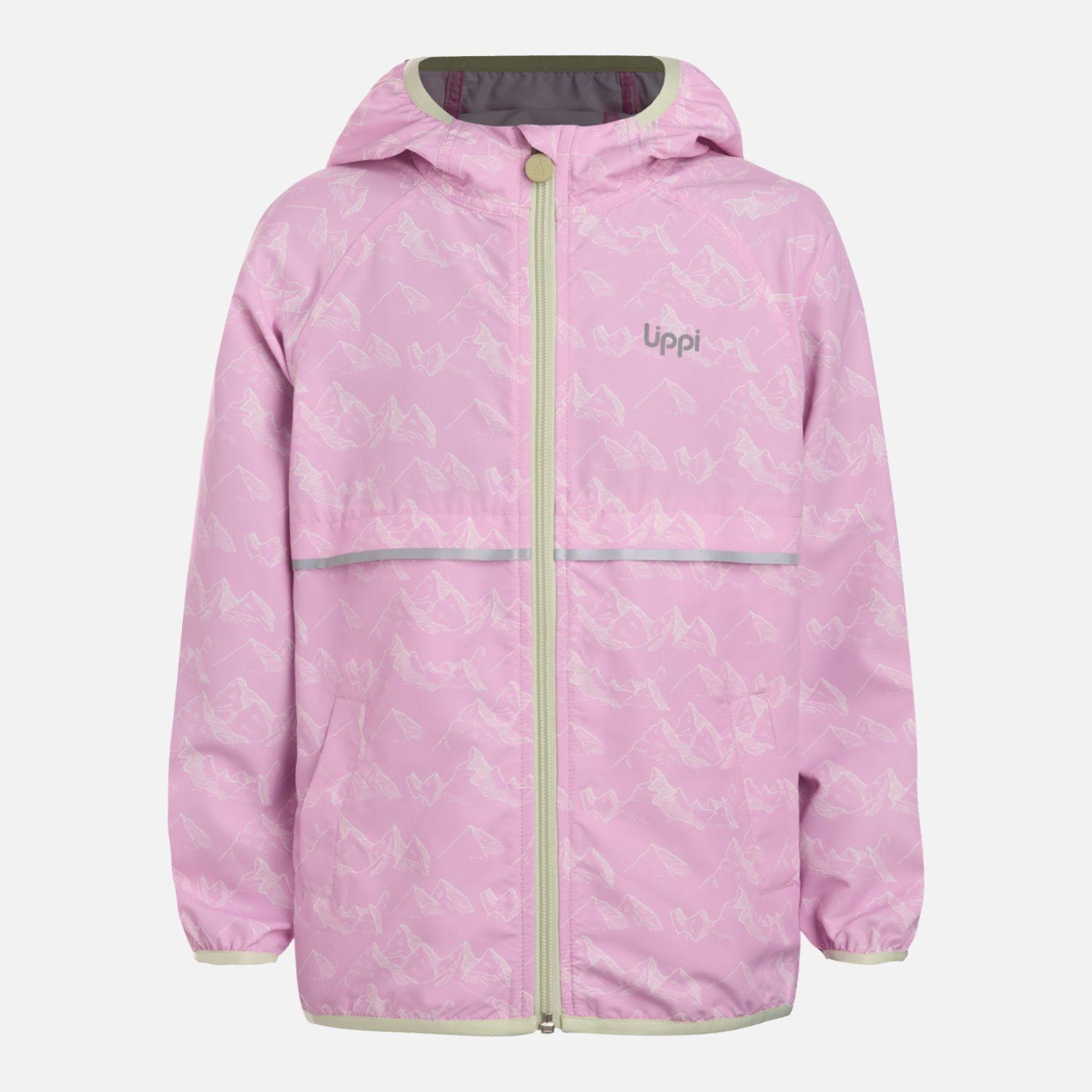 Chaqueta Niña Nightfall Windbreaker Hoody Jacket Print Rosa Lippi V26-6