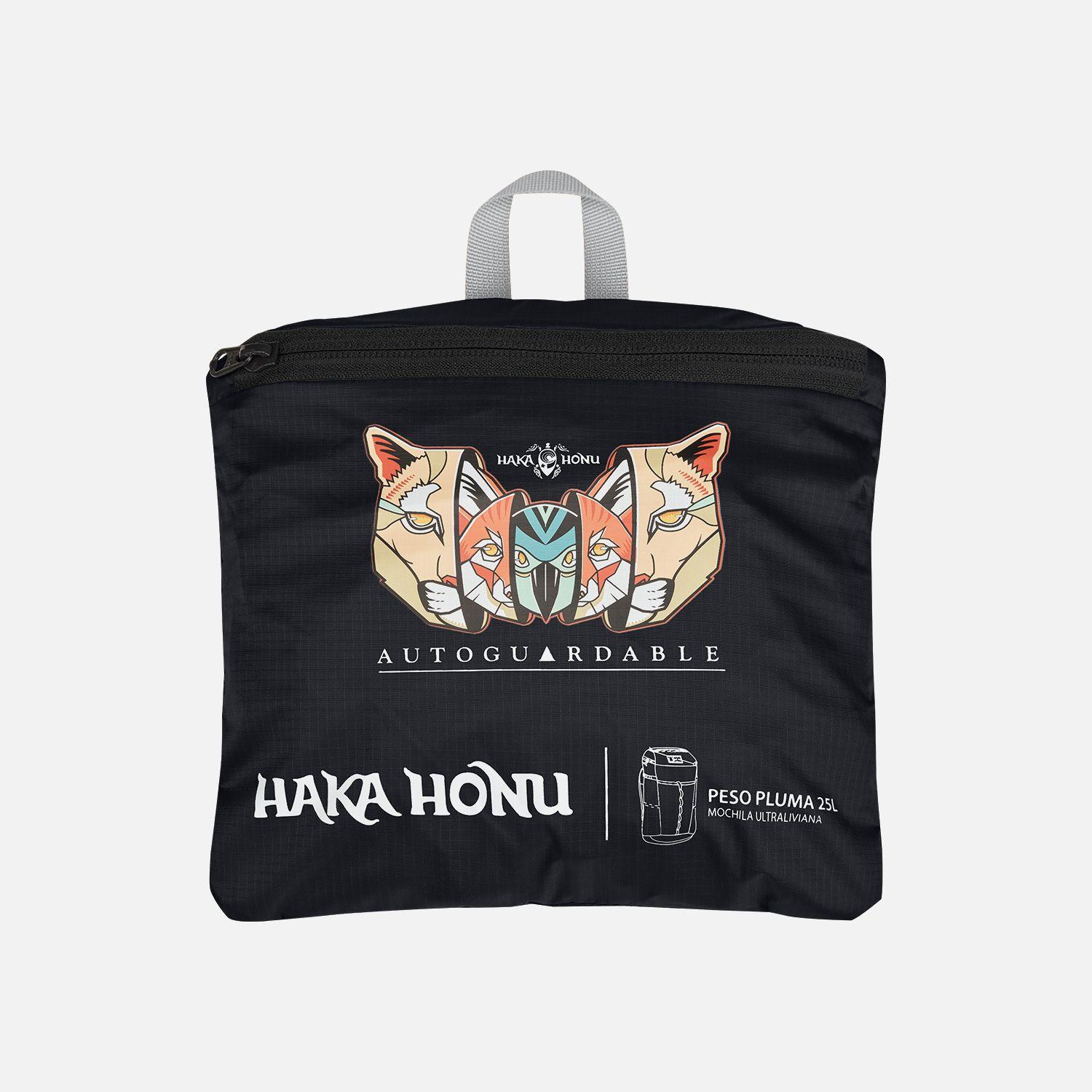 Mochila Unisex Peso Pluma 25L Negro Haka-Honu-5