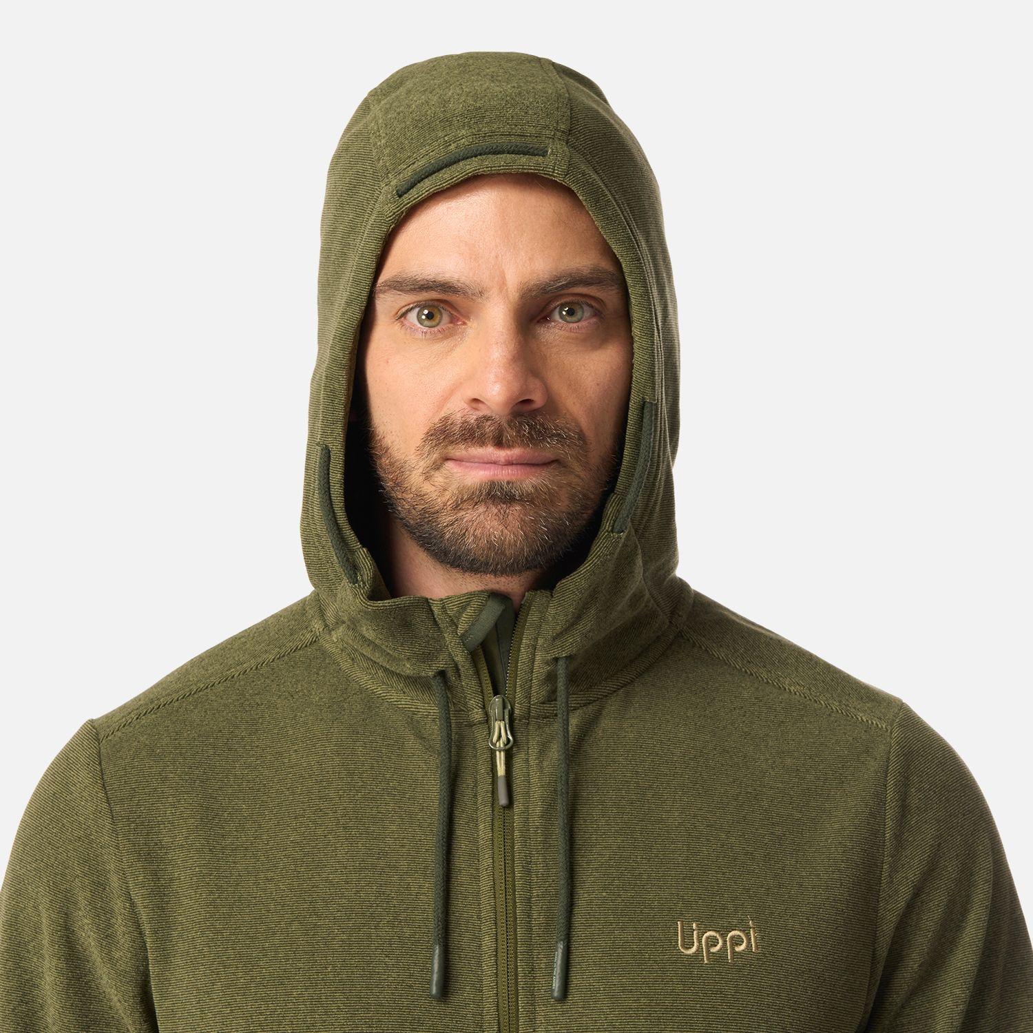 Polar Hombre Stripes Nano-F Full Zip Hoody Verde Militar Lippi I26-3