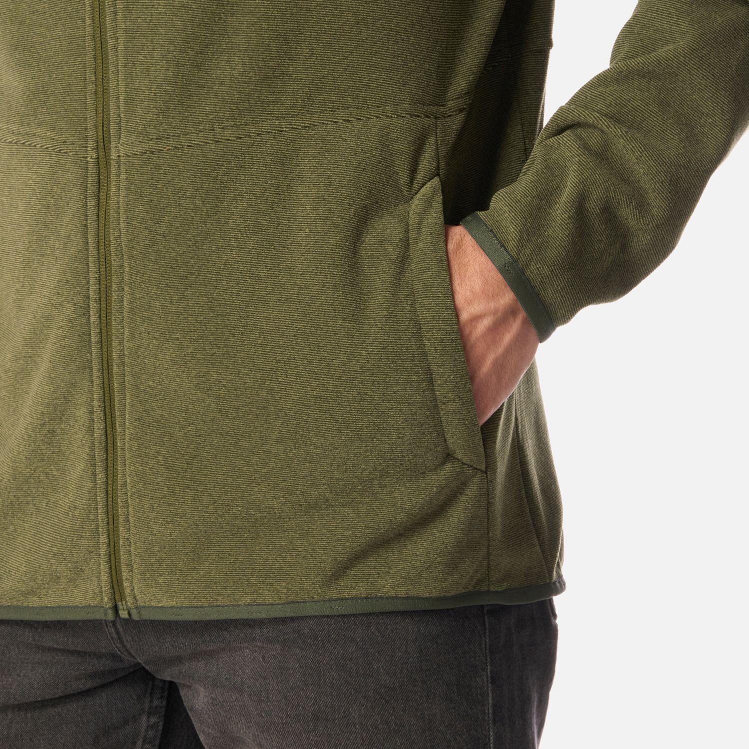 Polar Hombre Stripes Nano-F Full Zip Hoody Verde Militar Lippi I26-4