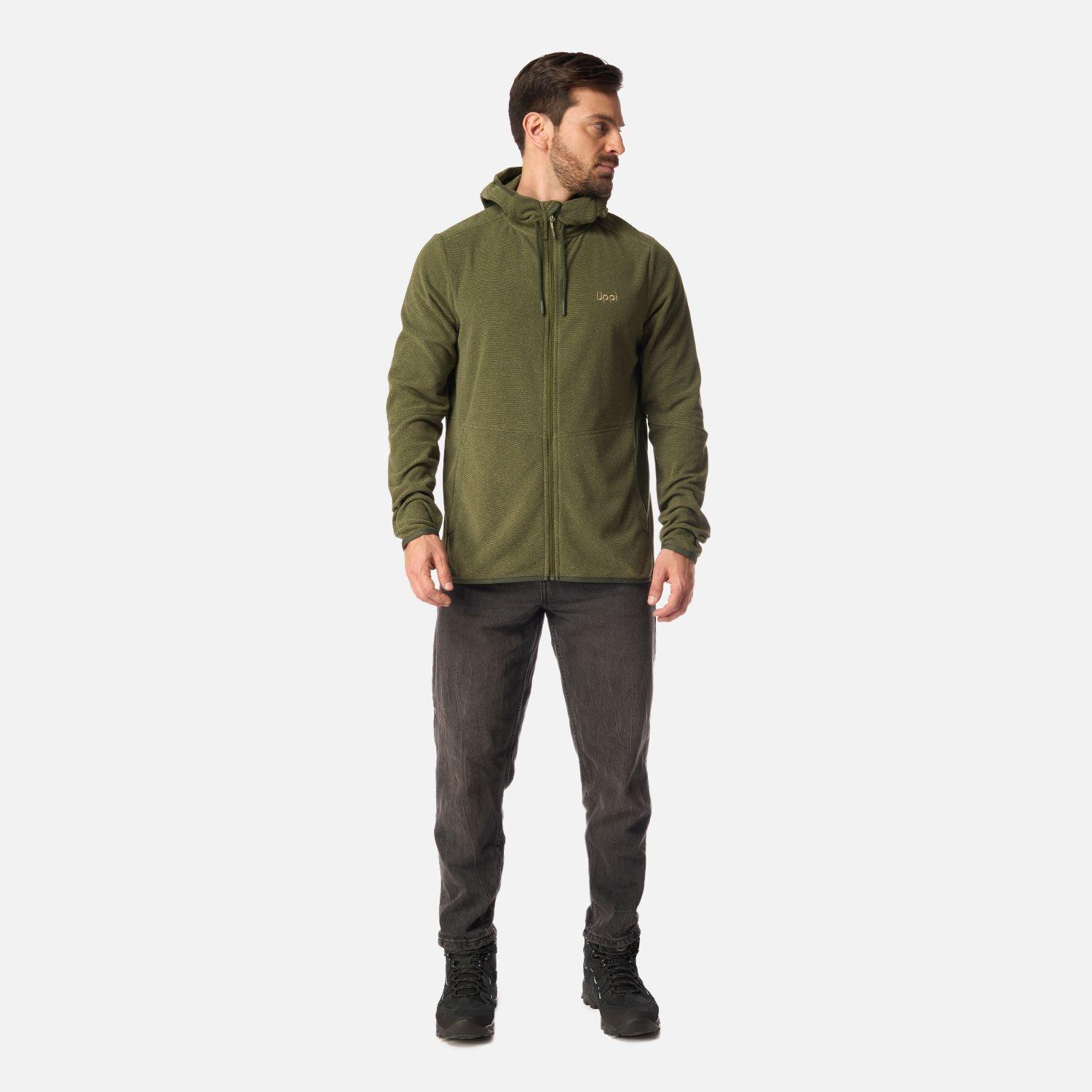 Polar Hombre Stripes Nano-F Full Zip Hoody Verde Militar Lippi I26-5