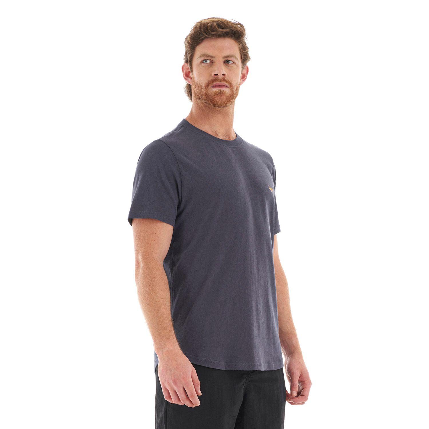 Polera Hombre Hikers UV-Stop T-Shirt Azul Piedra Lippi-2