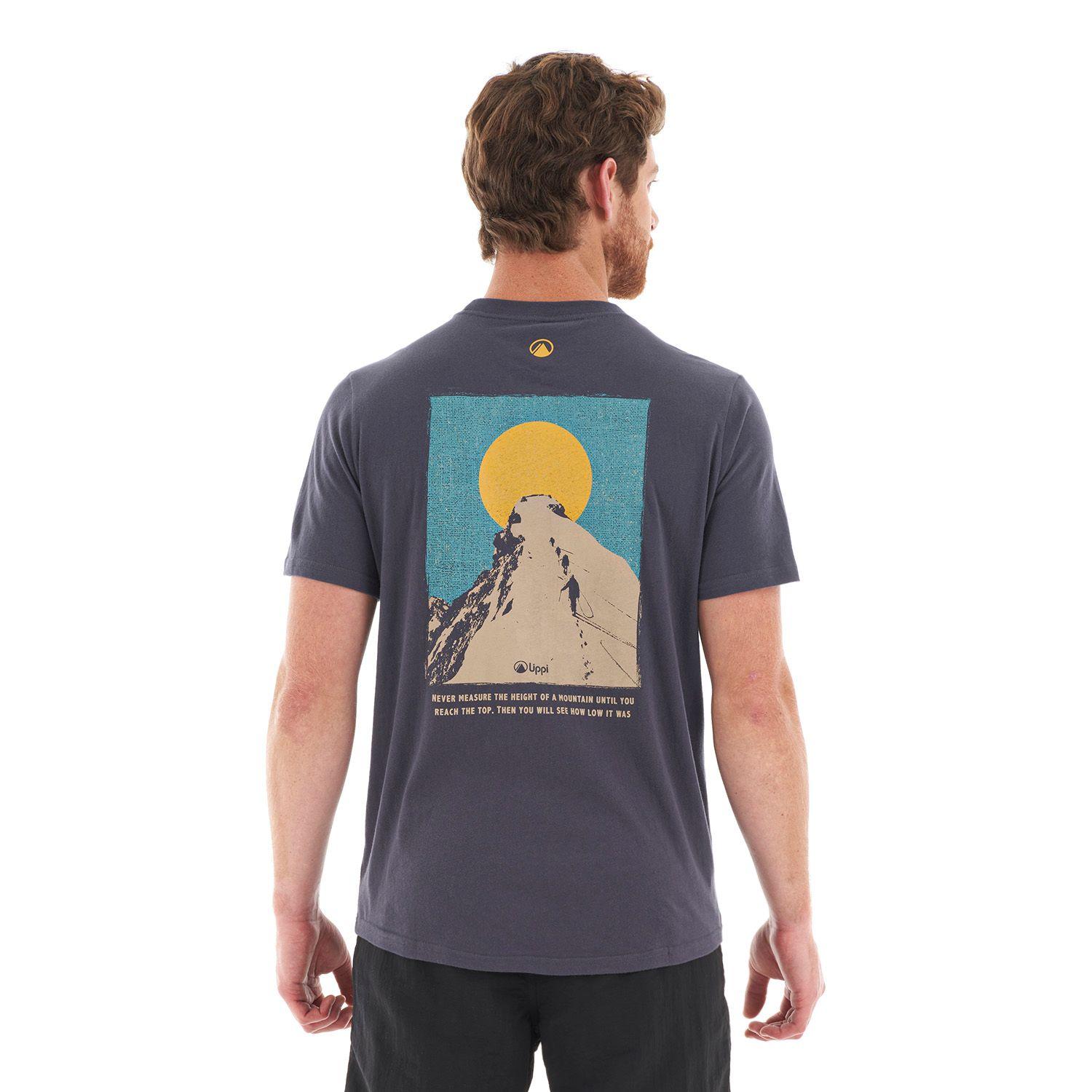 Polera Hombre Hikers UV-Stop T-Shirt Azul Piedra Lippi-5