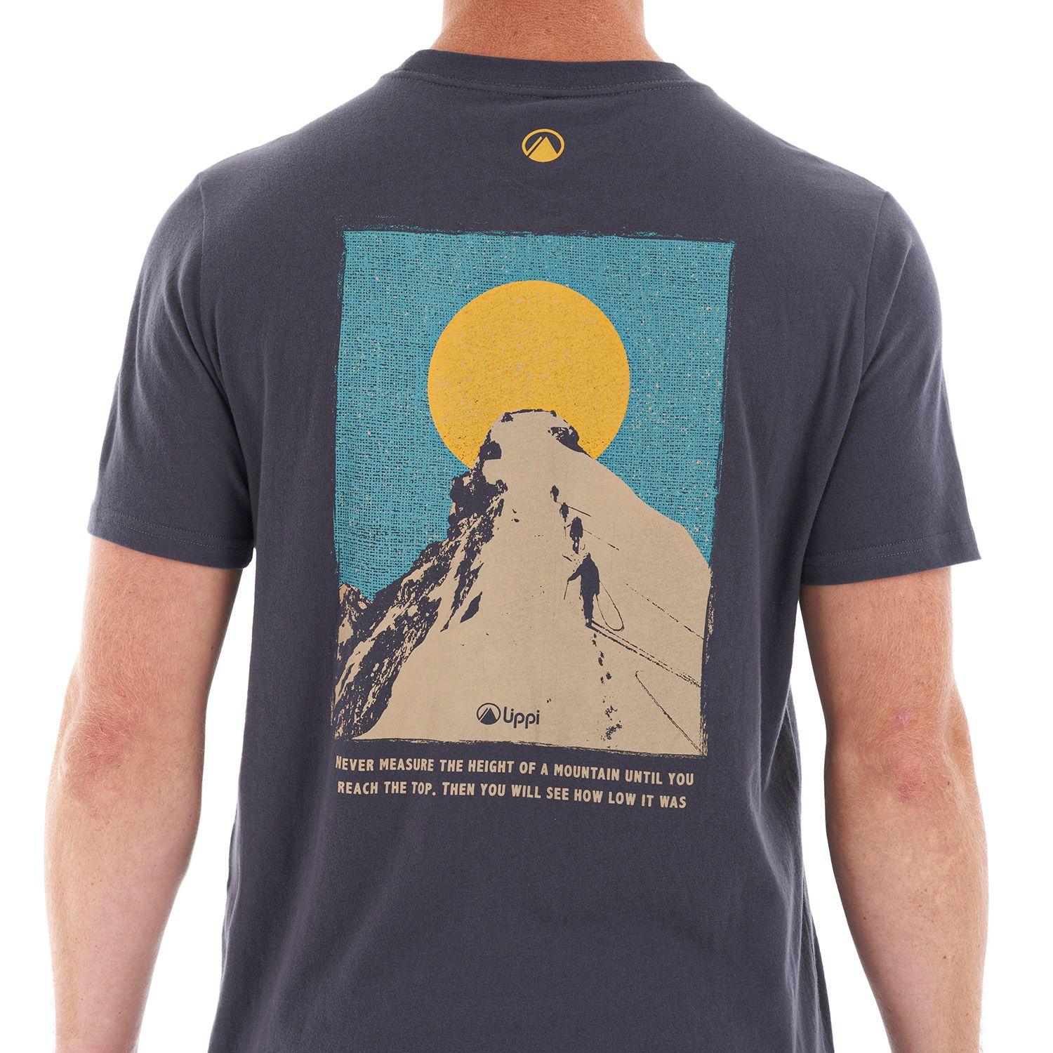 Polera Hombre Hikers UV-Stop T-Shirt Azul Piedra Lippi-6