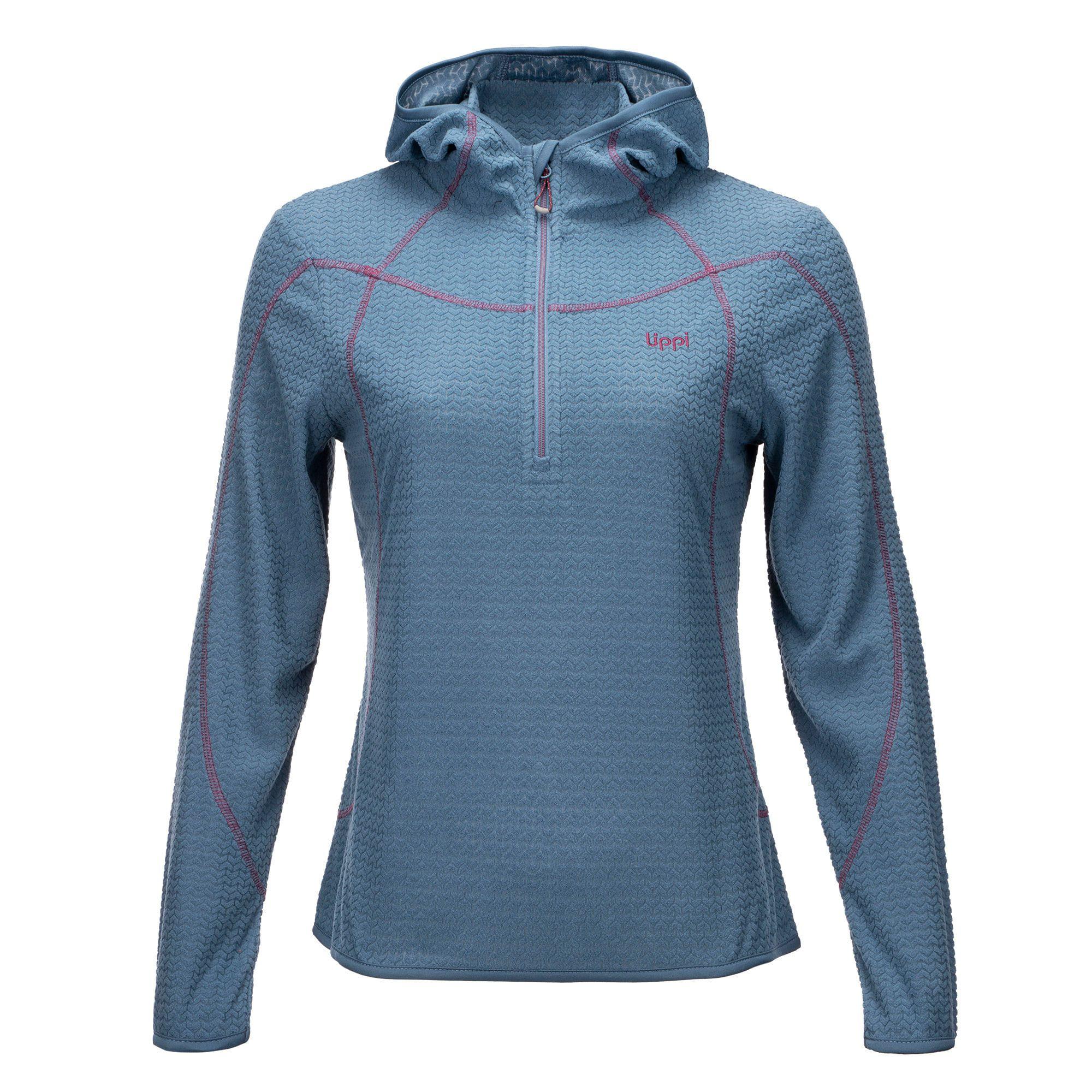 Poleron Mujer Jacaranda Nano-F 14 Zip Hoody Azul Lippi-0